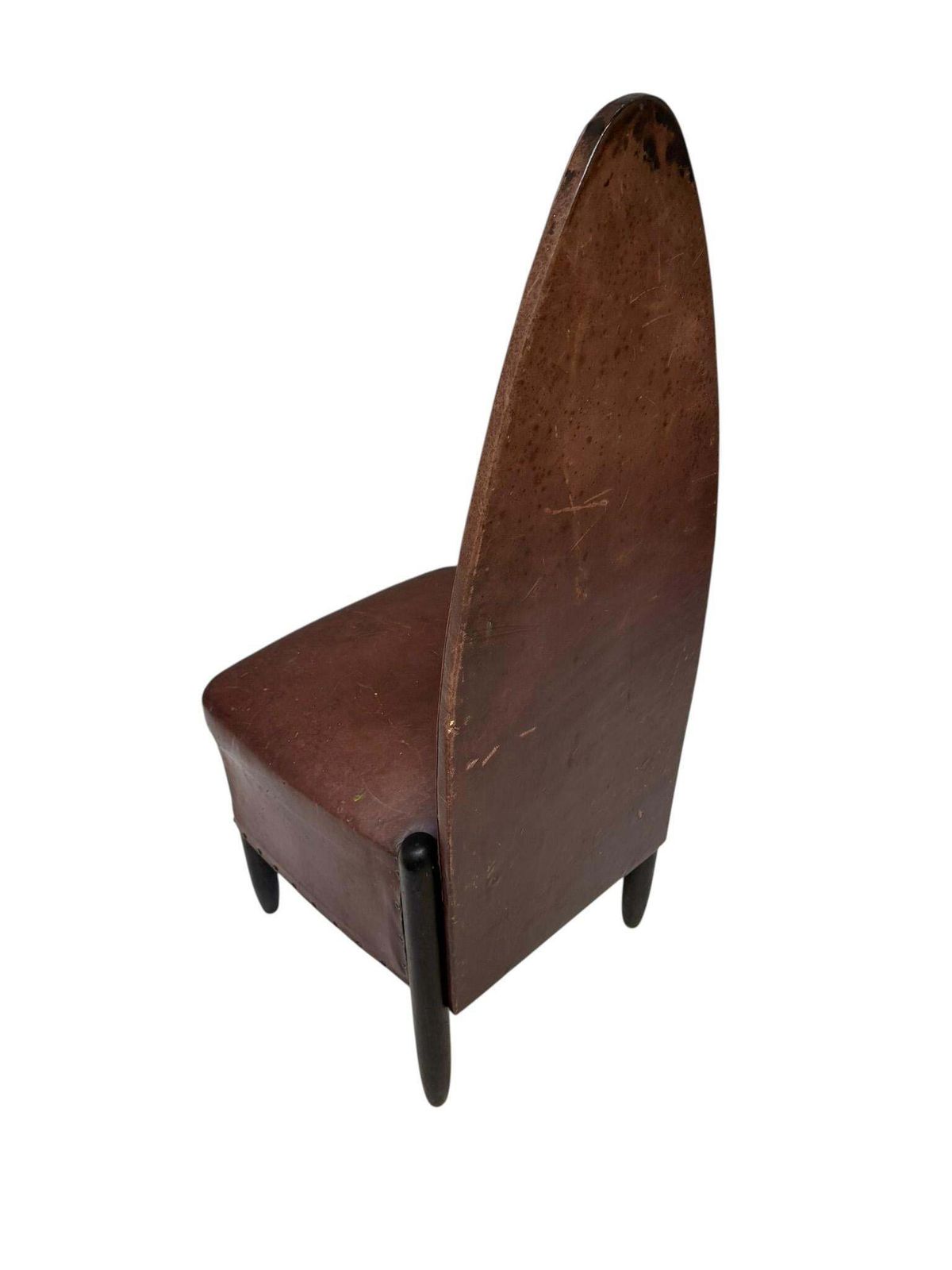 Art Deco Amsterdamse School High Back Side Chair By Michel De Klerk, 1916 photo furniture