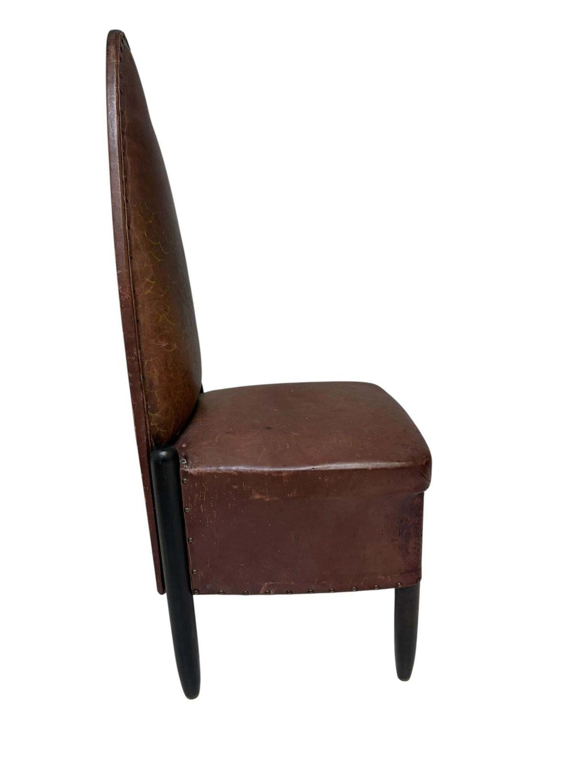 Art Deco Amsterdamse School High Back Side Chair By Michel De Klerk, 1916 photo 15538.0