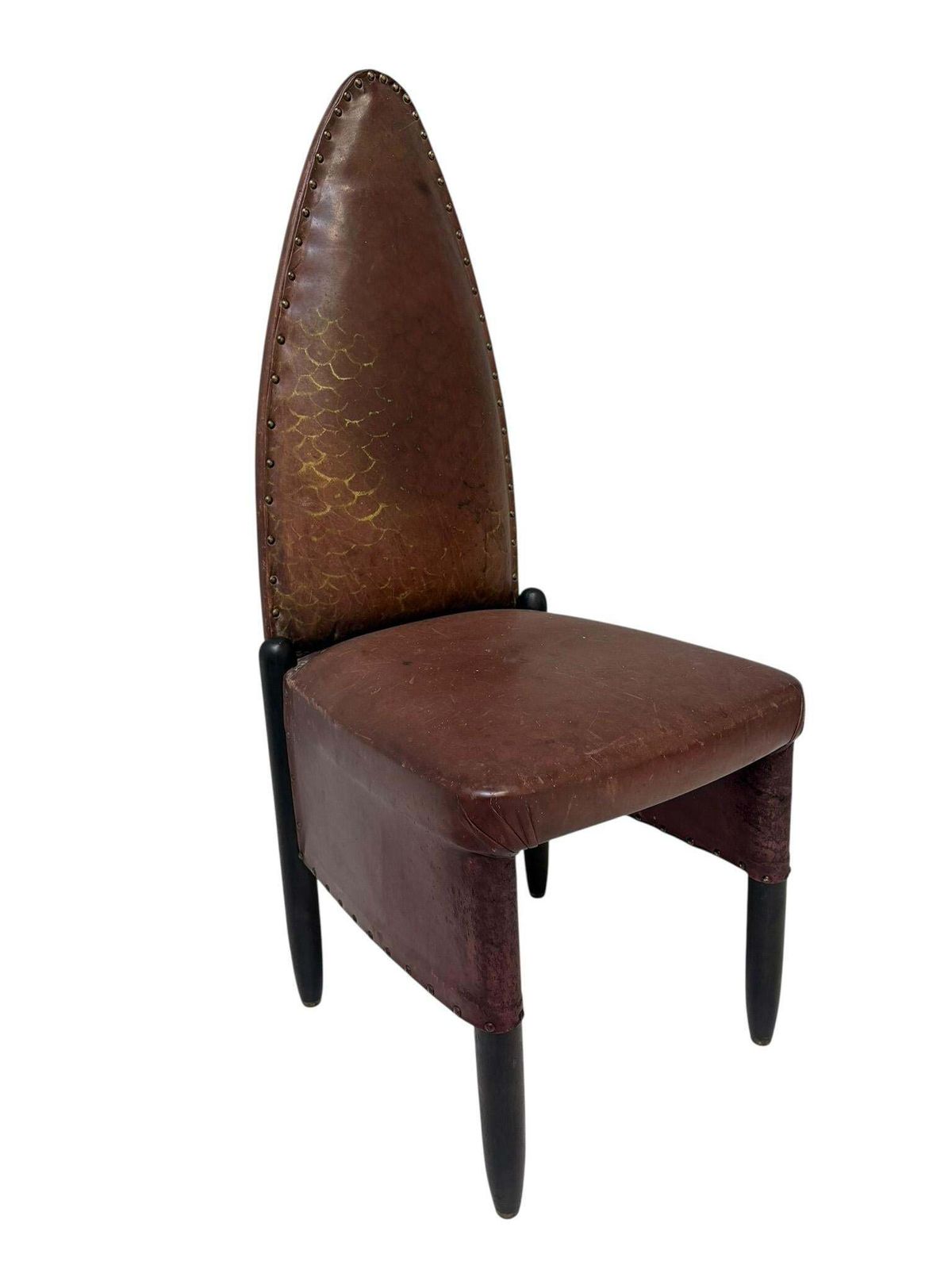 Art Deco Amsterdamse School High Back Side Chair By Michel De Klerk, 1916 photo vinterior