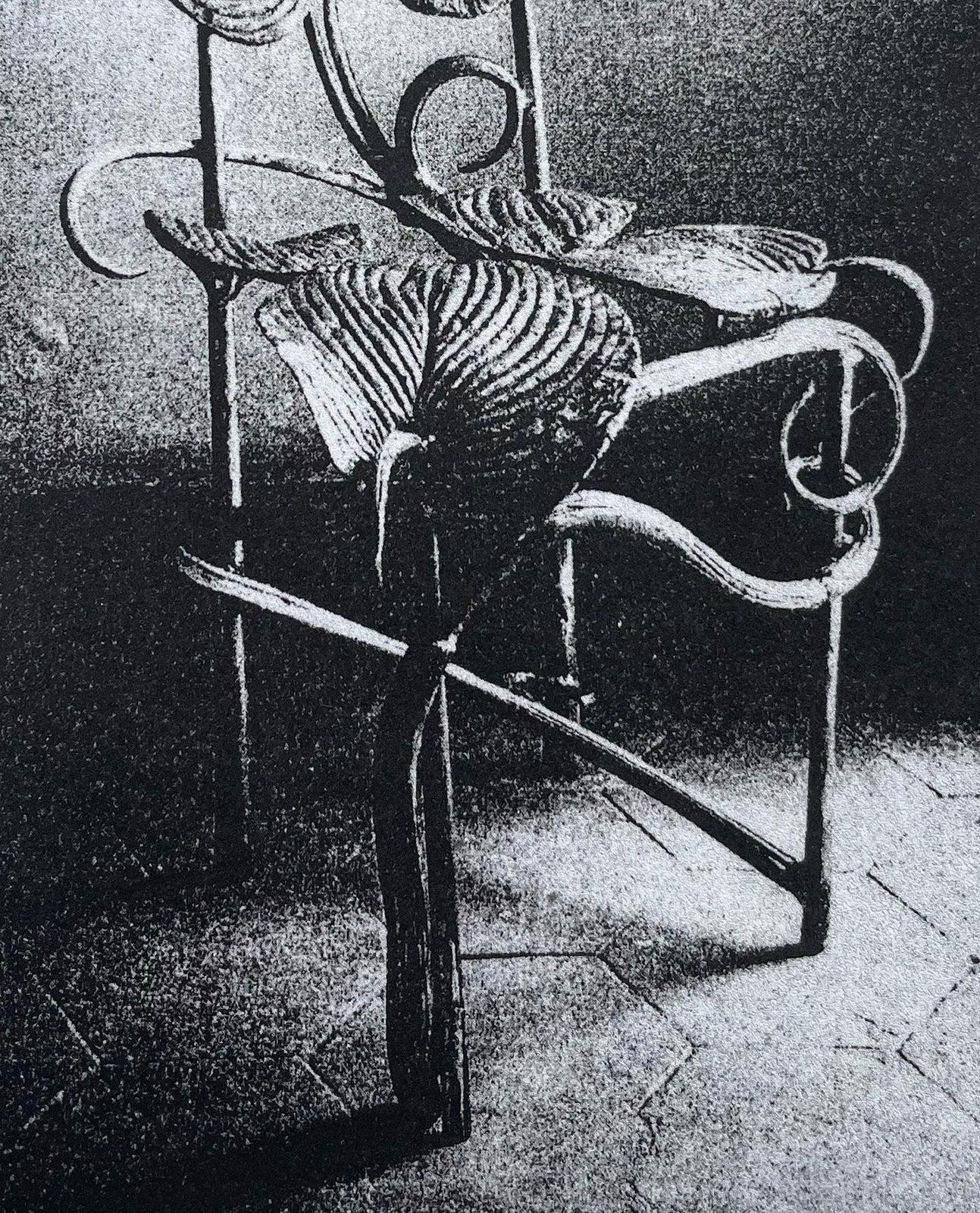Claude Lalanneclaude Lalanne (1925 2019) "Chaise Horta", Heliogravure.2004 photo furniture