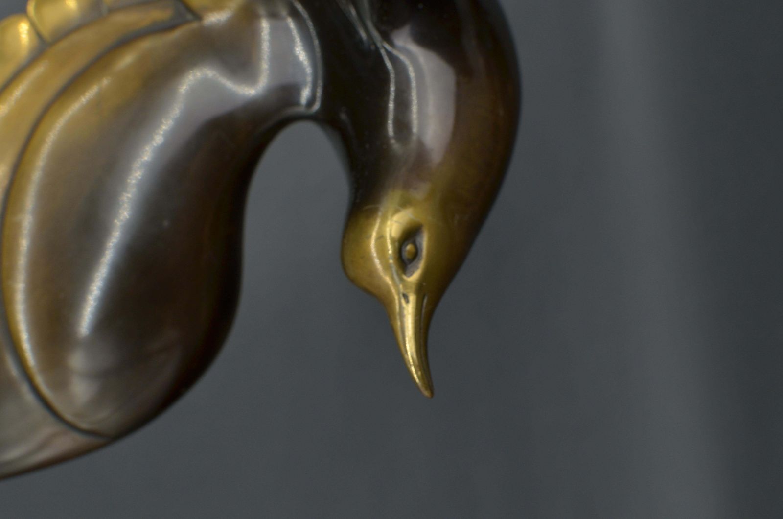 Unknowna. Soleau Gulls Over The Waves. Art Deco. Paris, Bronze, 52x58x25 Cm photo vintage