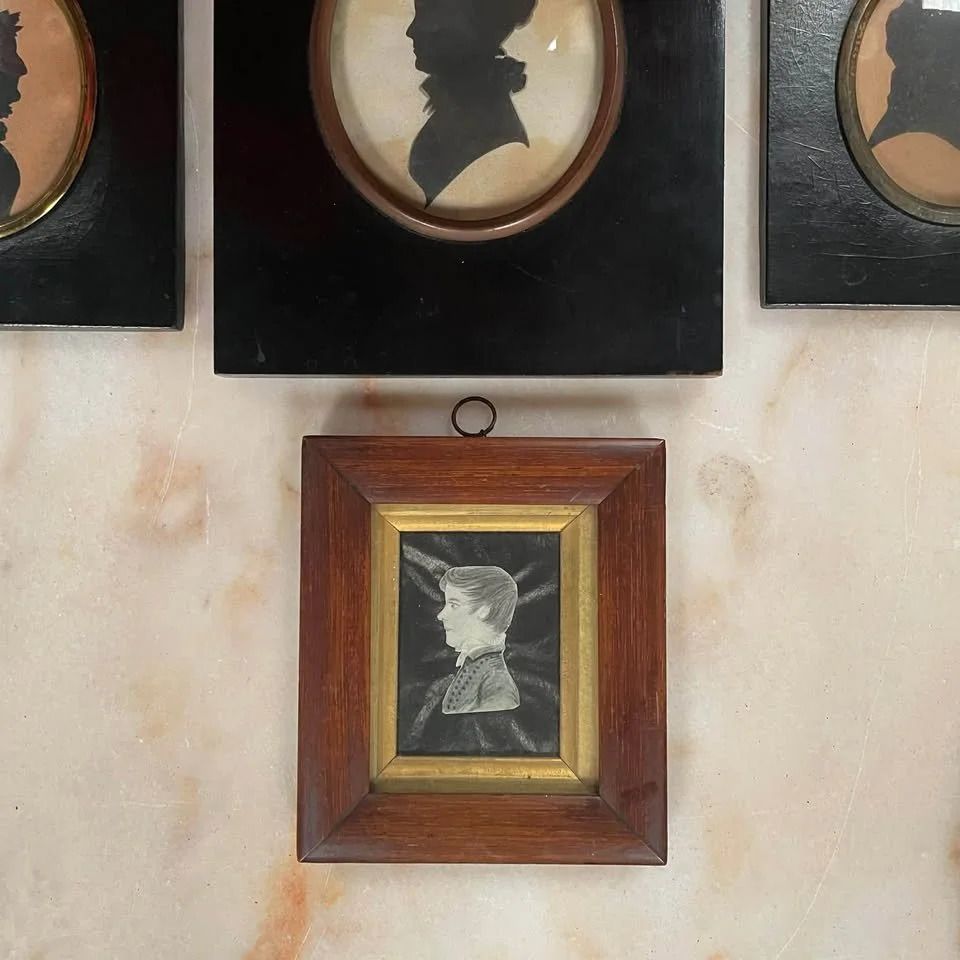 Victorian Family Portrait Silhouette Collection photo Art