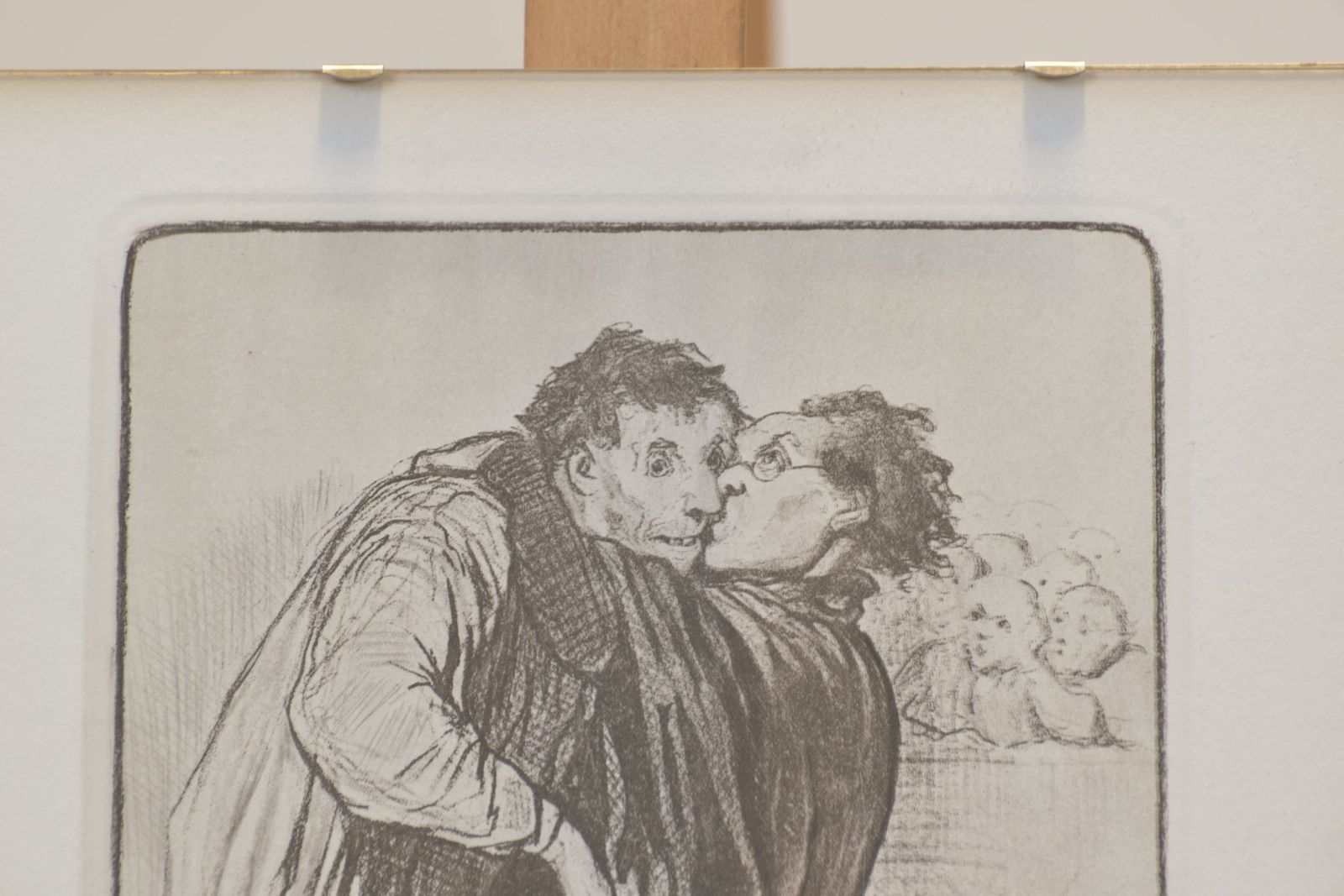 Un Triomphe D'avocat, Honore Daumier, Circa 1855, Lithograph Under Glass photo Art