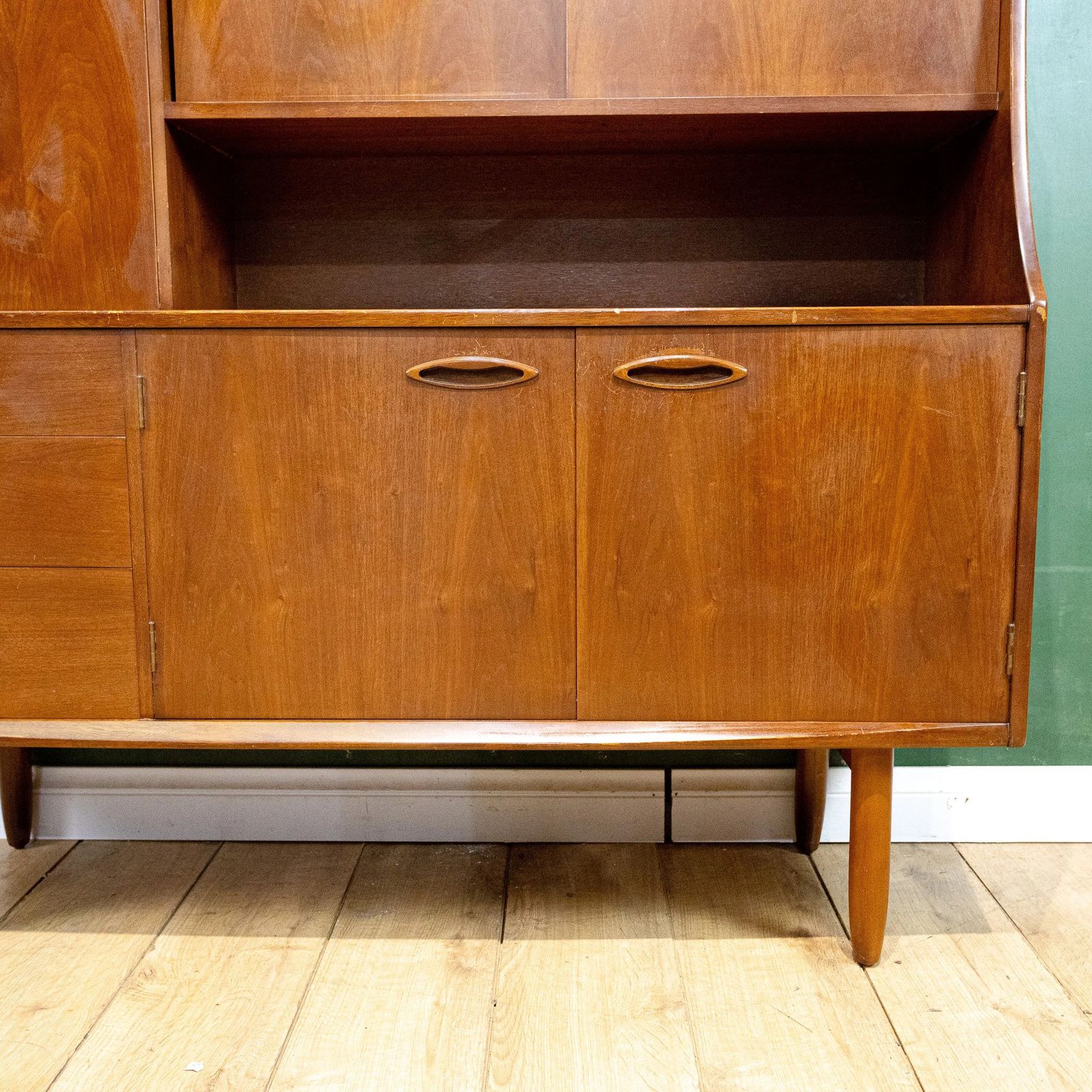 Jentique Teak Mid Century Highboard Cocktail Cabinet photo Furniture