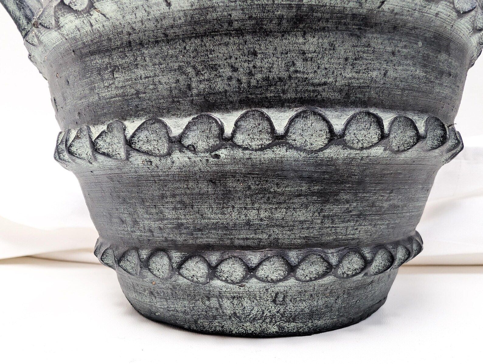 83.0 Mid Century Terracotta Vase From Partenon Manufacture, Spain, Brutalist Movement 1950/1970s photo