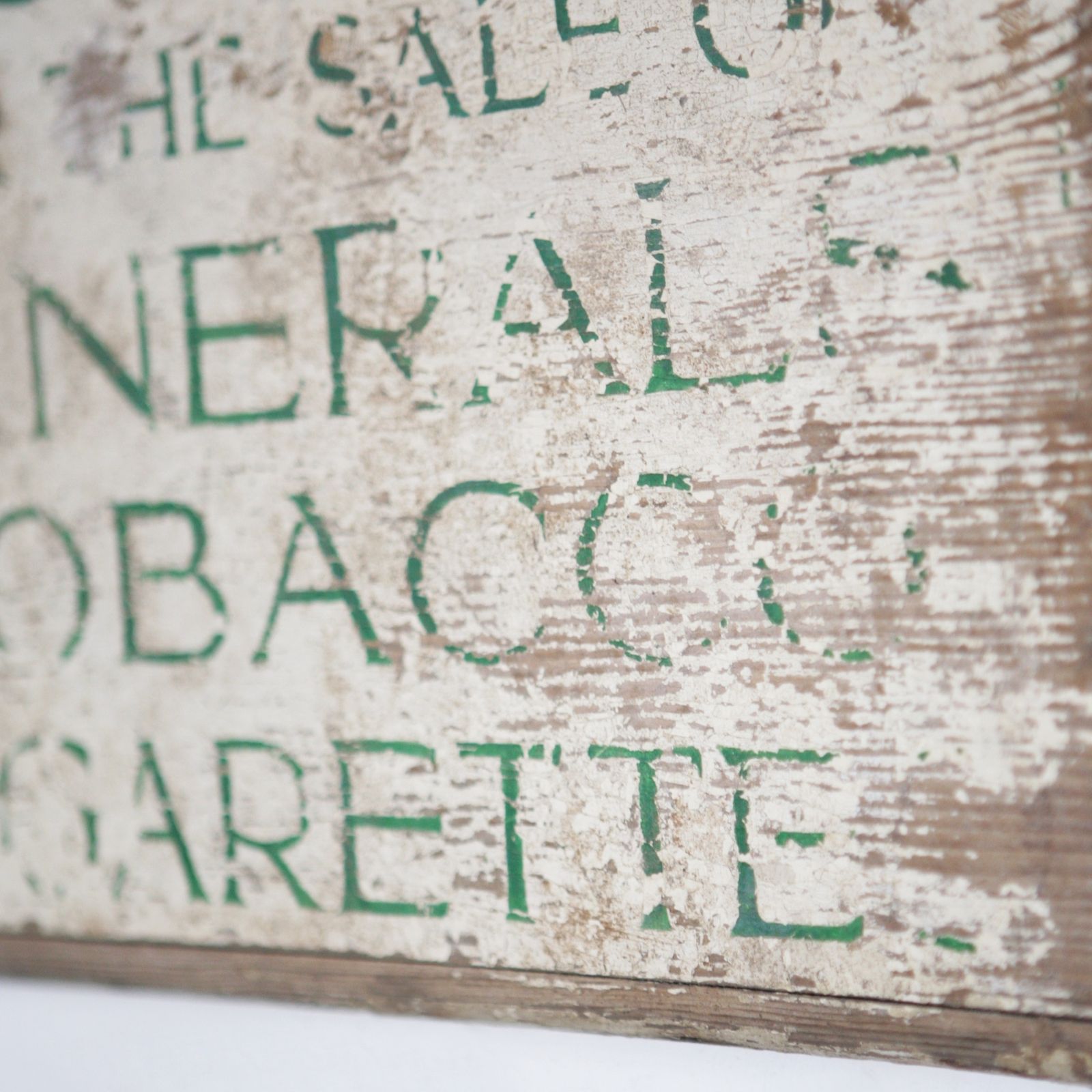 ‘Tobacco & Cigarettes’ Hand Painted Shop Sign photo furniture