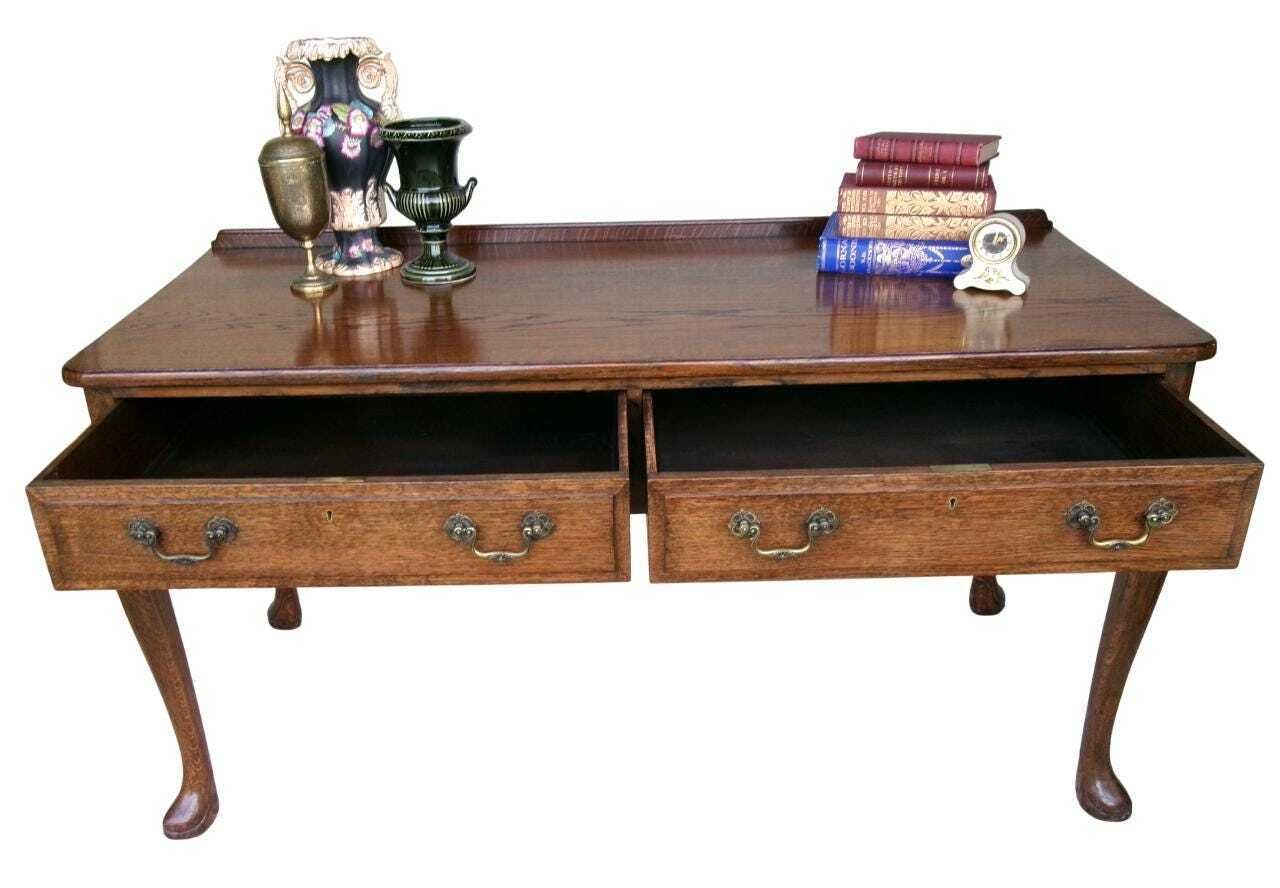 photo furniture Rare Whytock & Reid Console Table, Antique Scottish Luxury Furniture, Ash Wood Desk