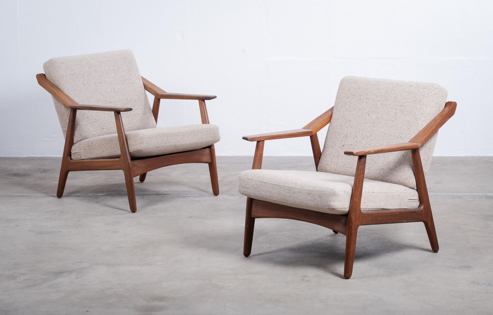Teak Lounge Chairs By H. Brockmann Petersen For Randers Møbelfabrik, 1960s photo furniture