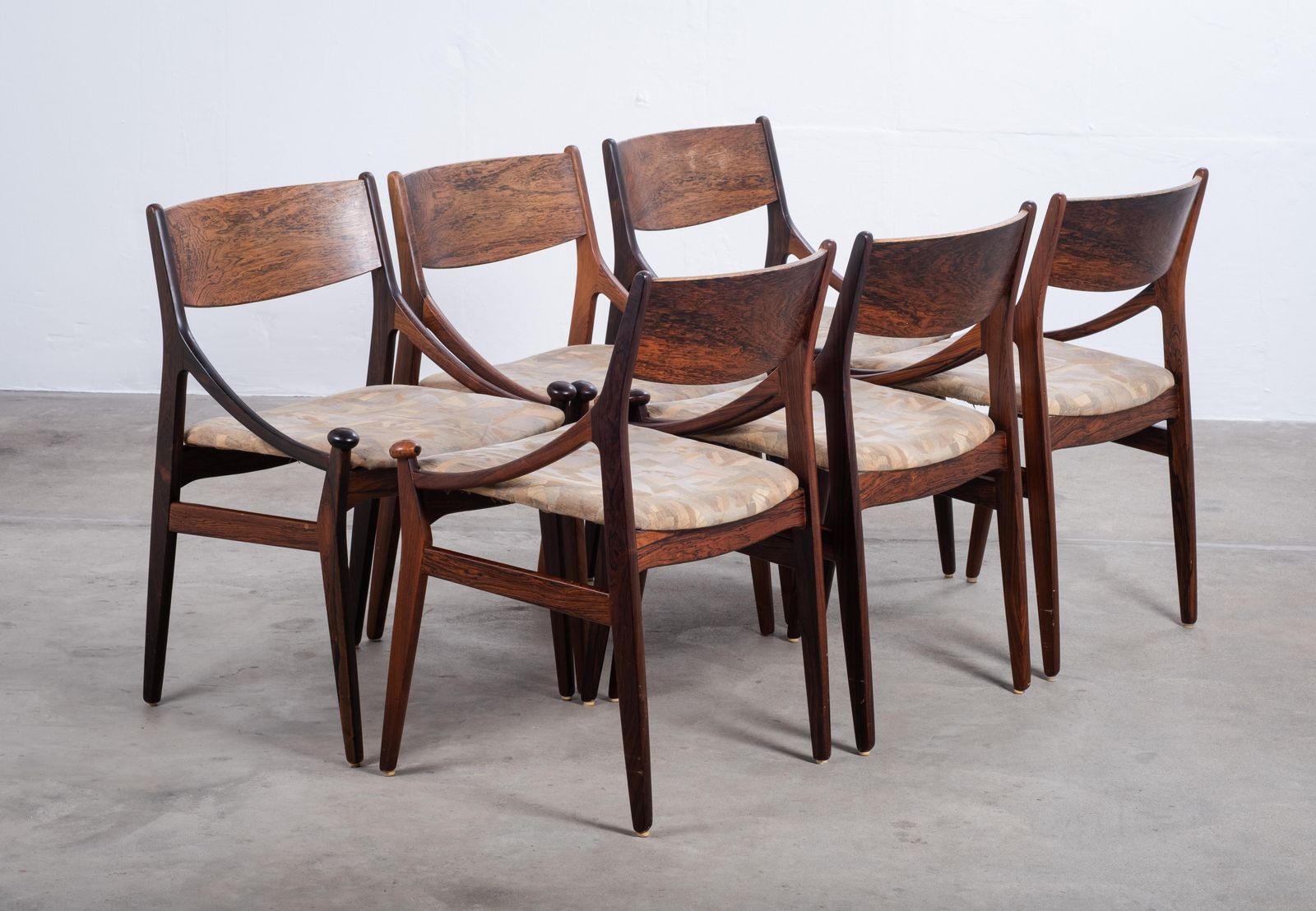 Eetkamerstoelen In Palissanderhout Van Vestervig Eriksen Voor Brdr. Tromborg, Jaren 1960 photo 3316.0