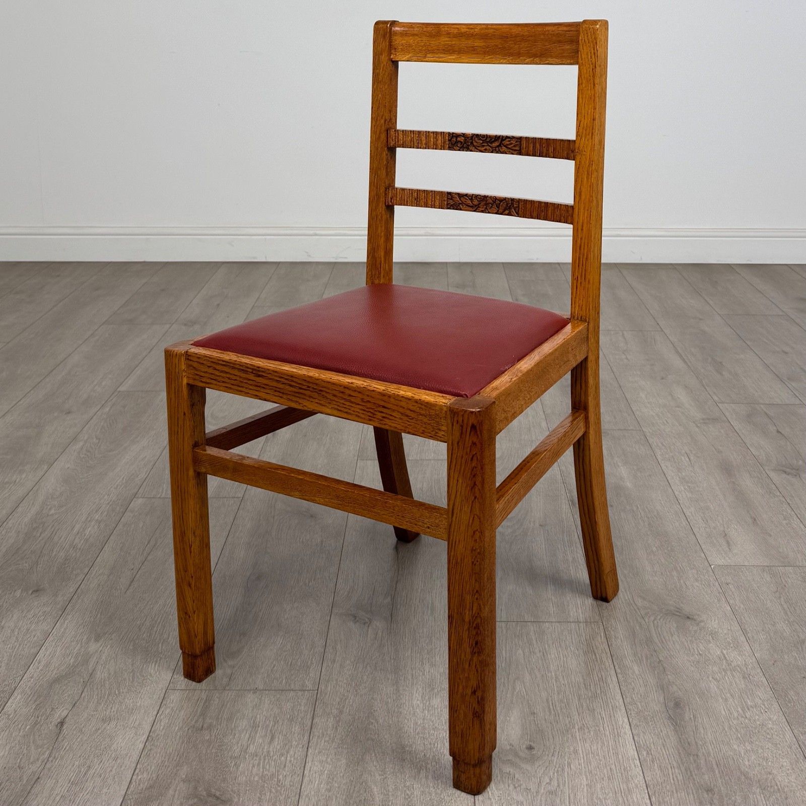 Antique 20th Century Set Of 4 Dining Chairs In Golden Oak ( Af 5314 ) photo furniture