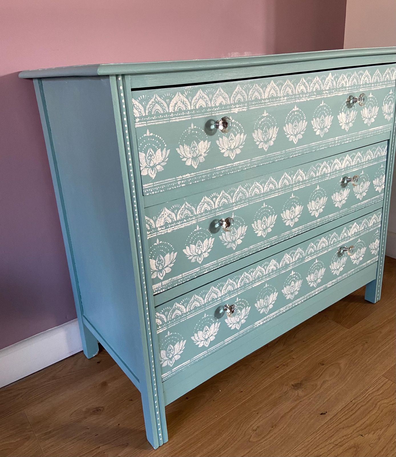 Mid Century Painted Chest Of Draws photo furniture