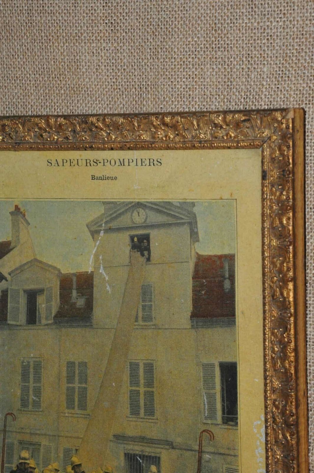 Gilt And Gesso French Pompiers Framed Print photo furniture