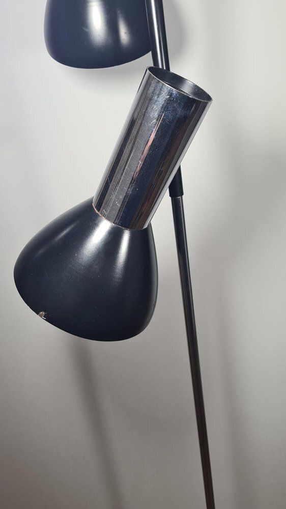 3 Arm Floor Lamp From Veb Leuchtenbau Neustadt, Gdr, 1970s photo buy
