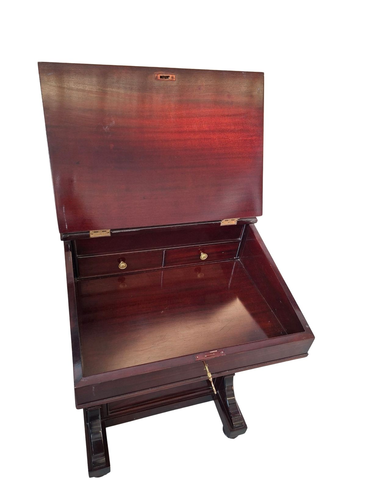 Elegante Scrittoio "Davenport" In Mogano photo Furniture