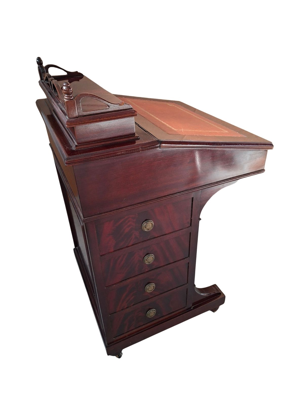 photo furniture Elegante Scrittoio "Davenport" In Mogano