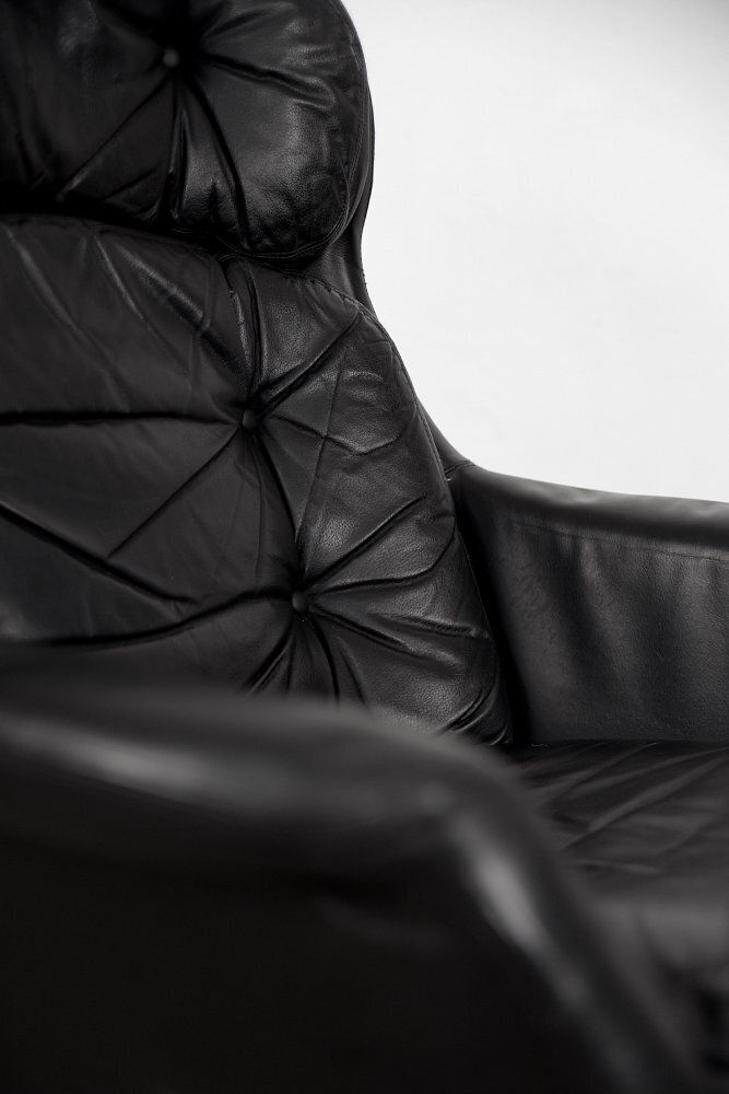 Mid Century Scandinavian Modern Swivel Lounge Chair From Selig Imperial, 1970s photo furniture