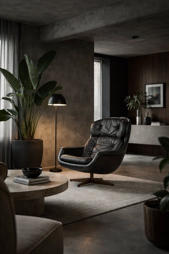 Mid Century Scandinavian Modern Swivel Lounge Chair From Selig Imperial, 1970s photo Furniture