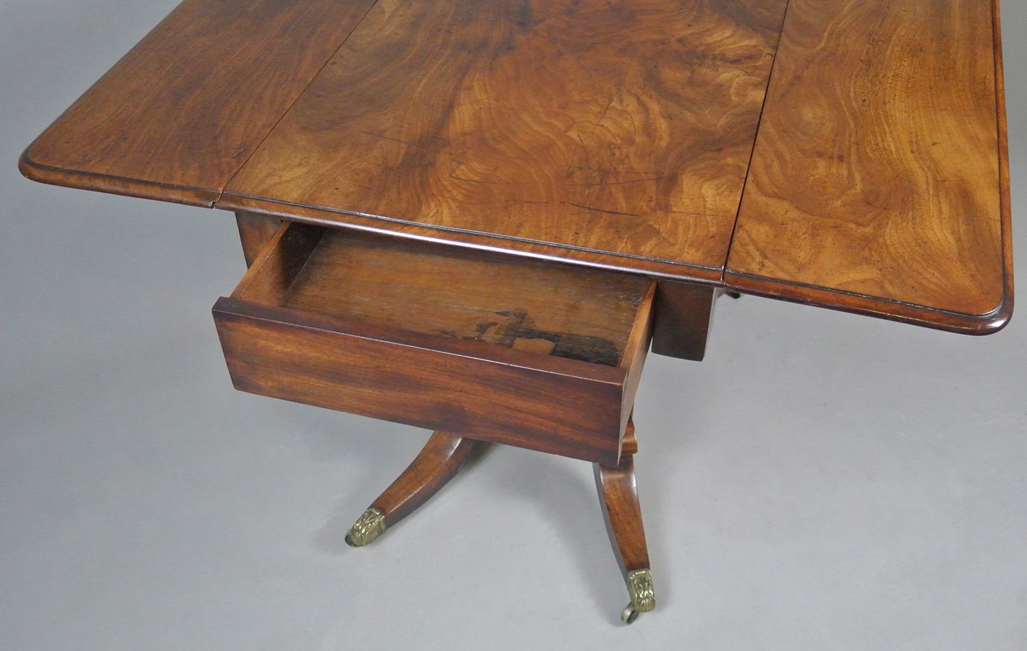 Fine Quality George III Cuban Mahogany Pembroke Table C. 1770 photo for sale