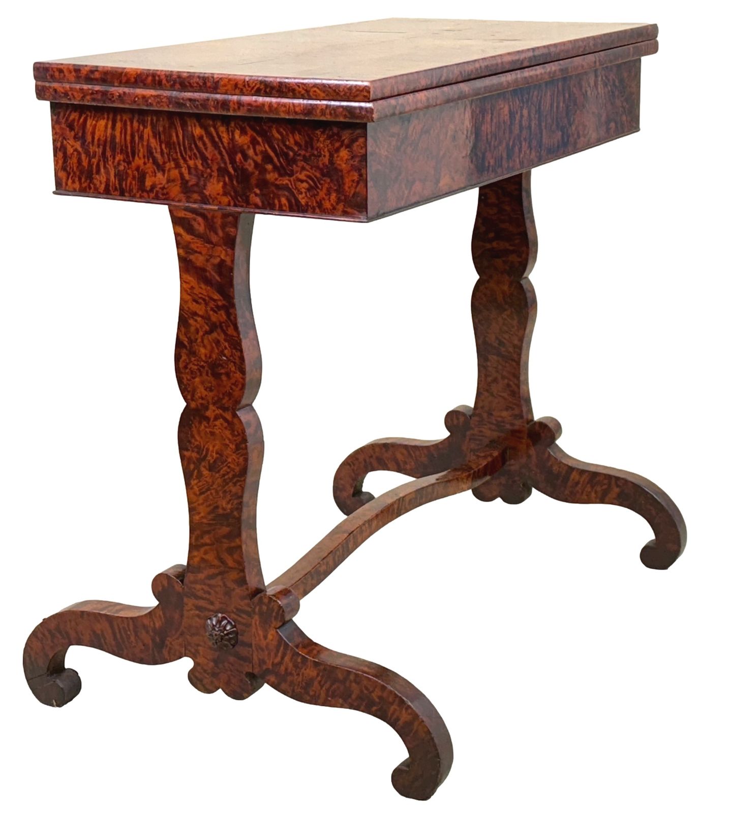 19th Century Thuya Wood Card Games Table (England, Circa 1840) photo 3200.0