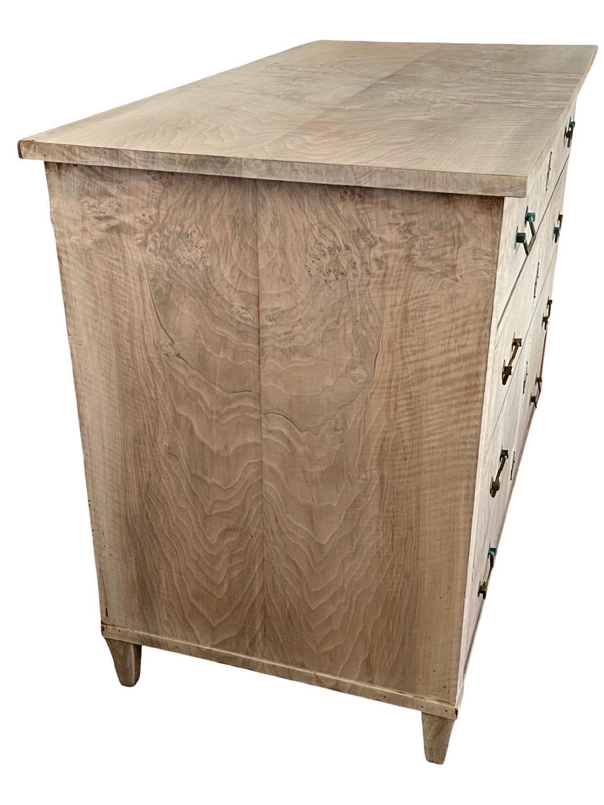 German Walnut Chest Of Drawers With Bookmatched Walnut Burl Book Matched Veneer photo vinterior