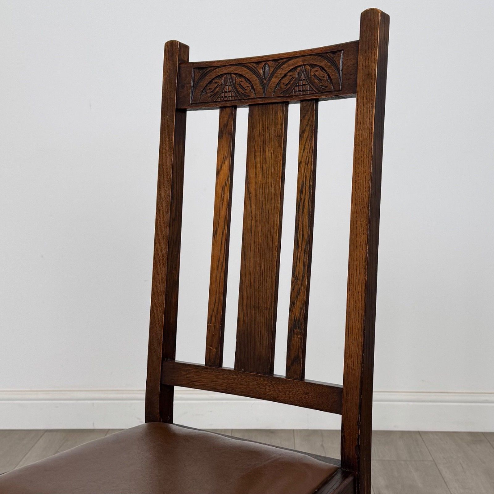Antique 18th Century Dining Table With 6 Dining Chairs In Oak ( Af 5307 ) photo vinterior