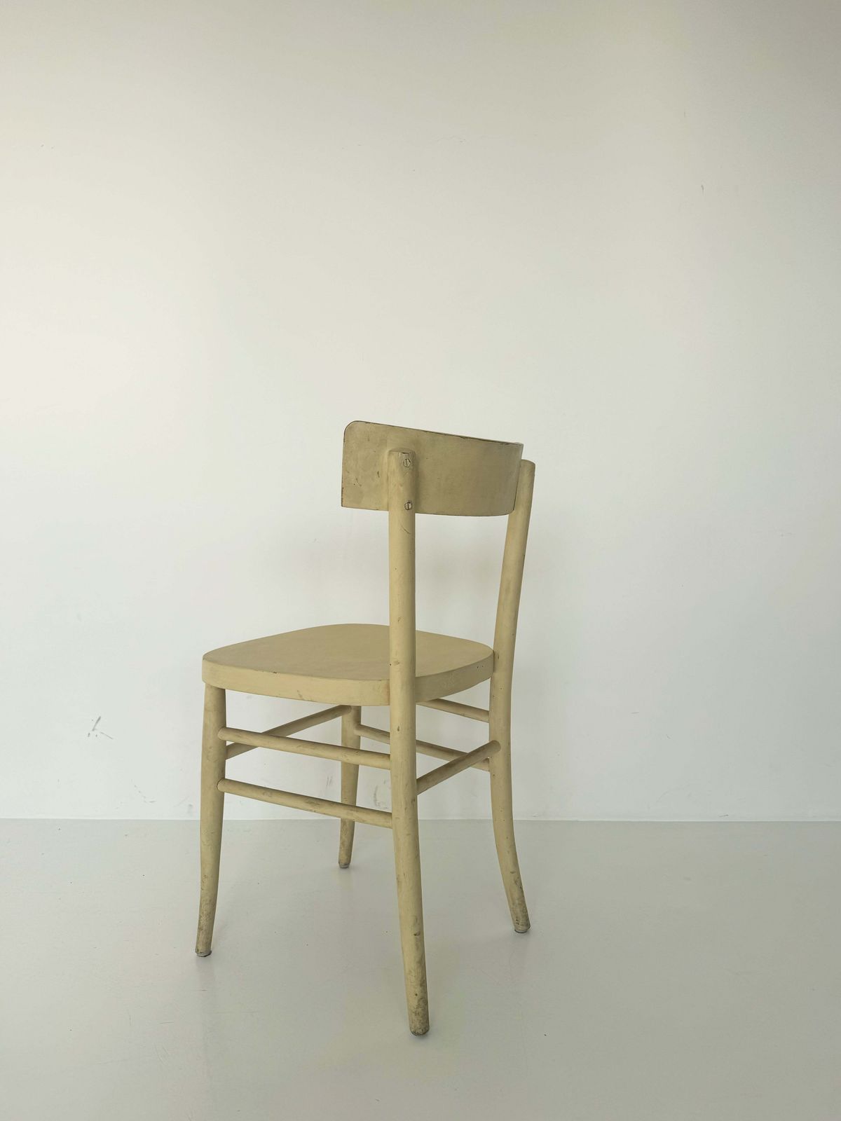 Painted Wooden Chair – 1950s/1960s photo for sale