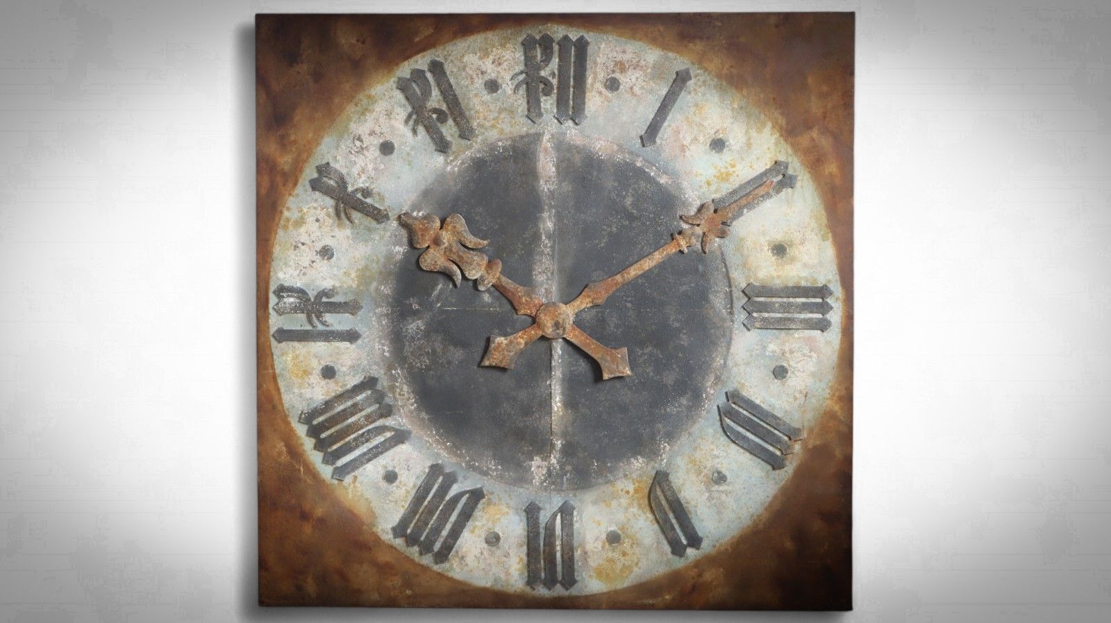 Stunning Timothy Oulton London "Fulham" Garden Or Indoor Wall Art Clock Gothic🚚 photo Home Decor
