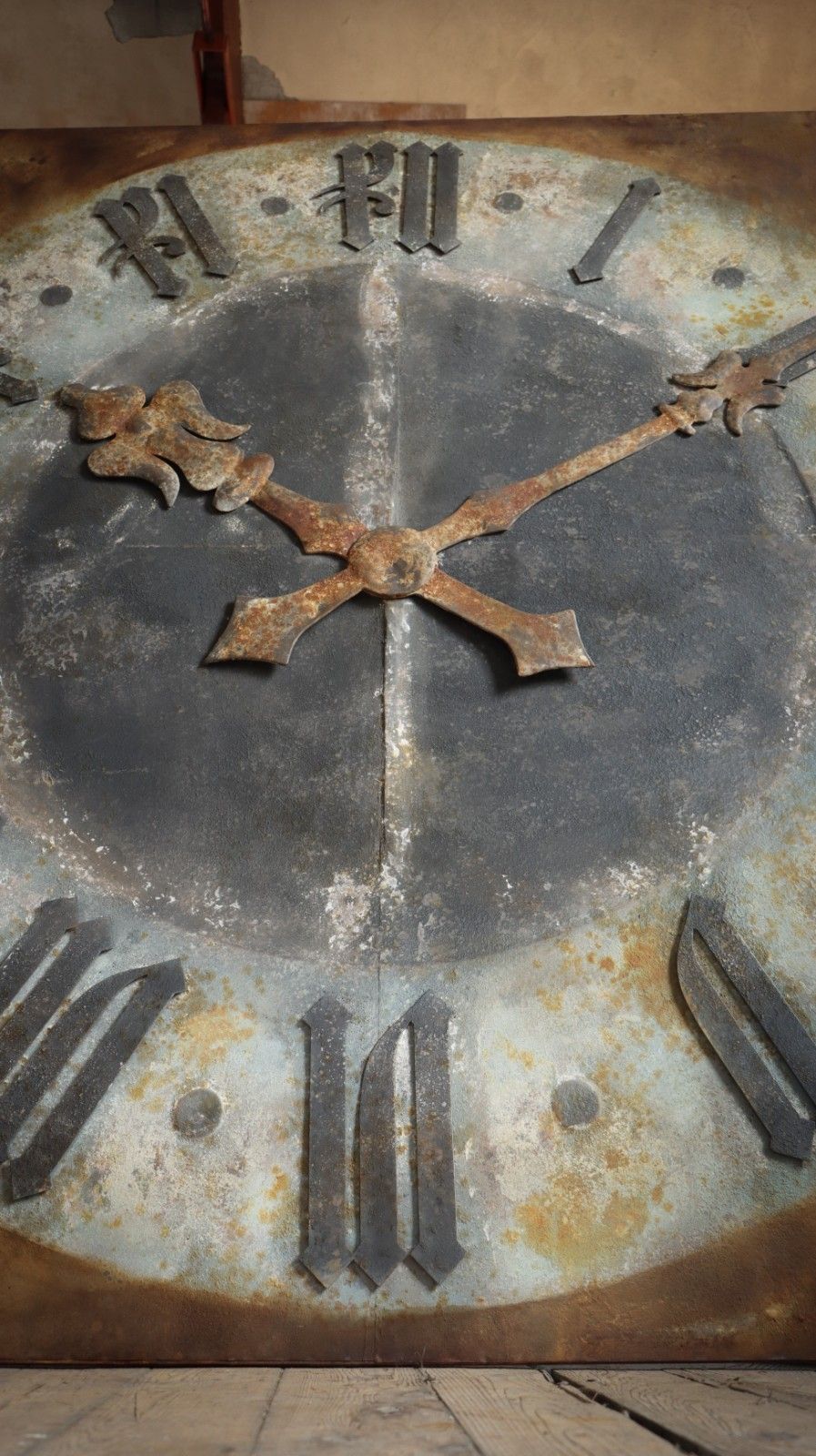 photo buy Stunning Timothy Oulton London "Fulham" Garden Or Indoor Wall Art Clock Gothic🚚