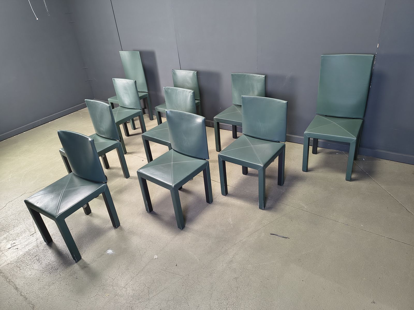 photo vinterior Arcadia Dining Chairs By Paolo Piva For B& B Italia Set Of 10