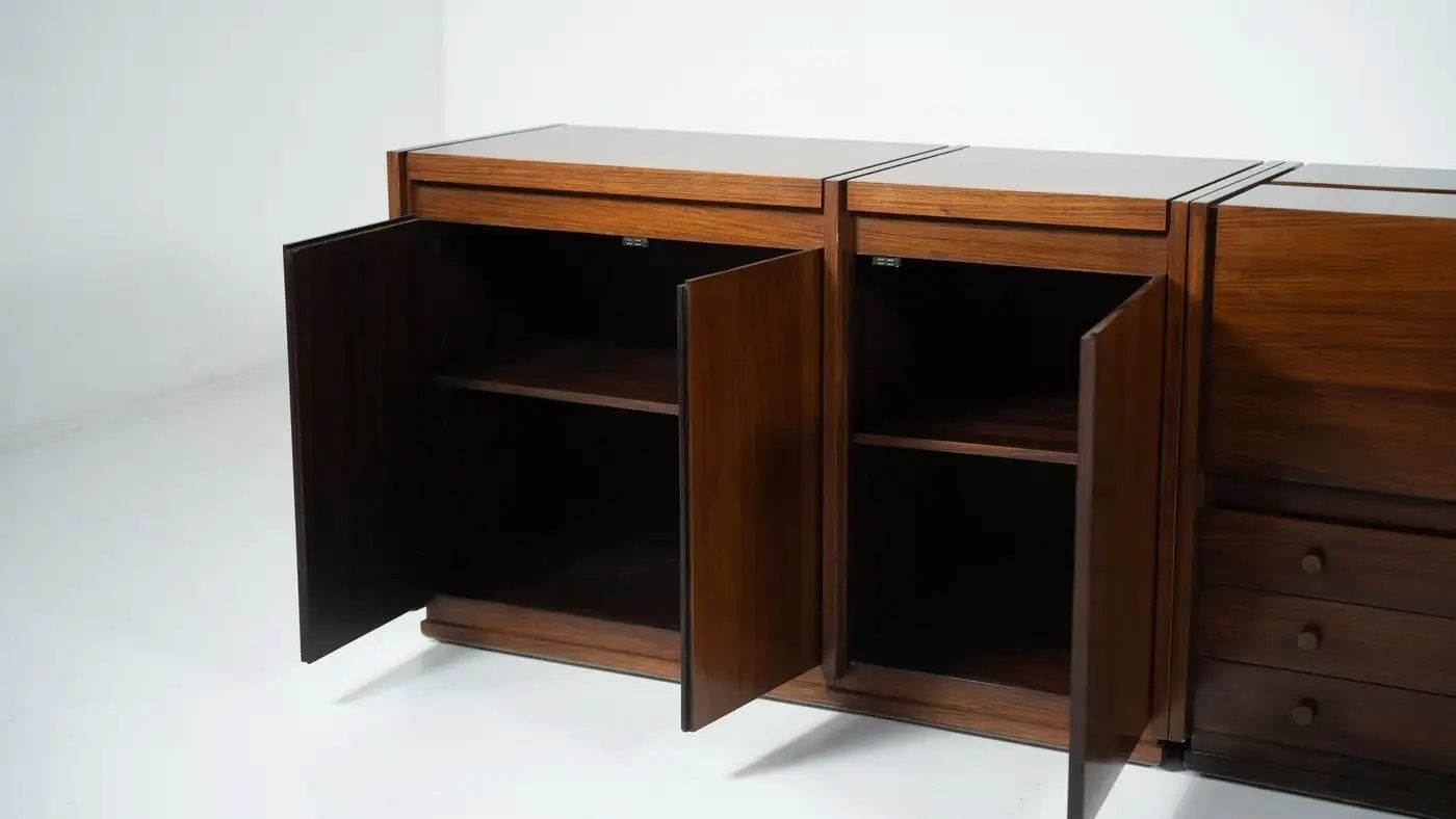 Mid Century Modern Wooden Sideboard, Tecno Borsani, Italy, 1960s photo buy