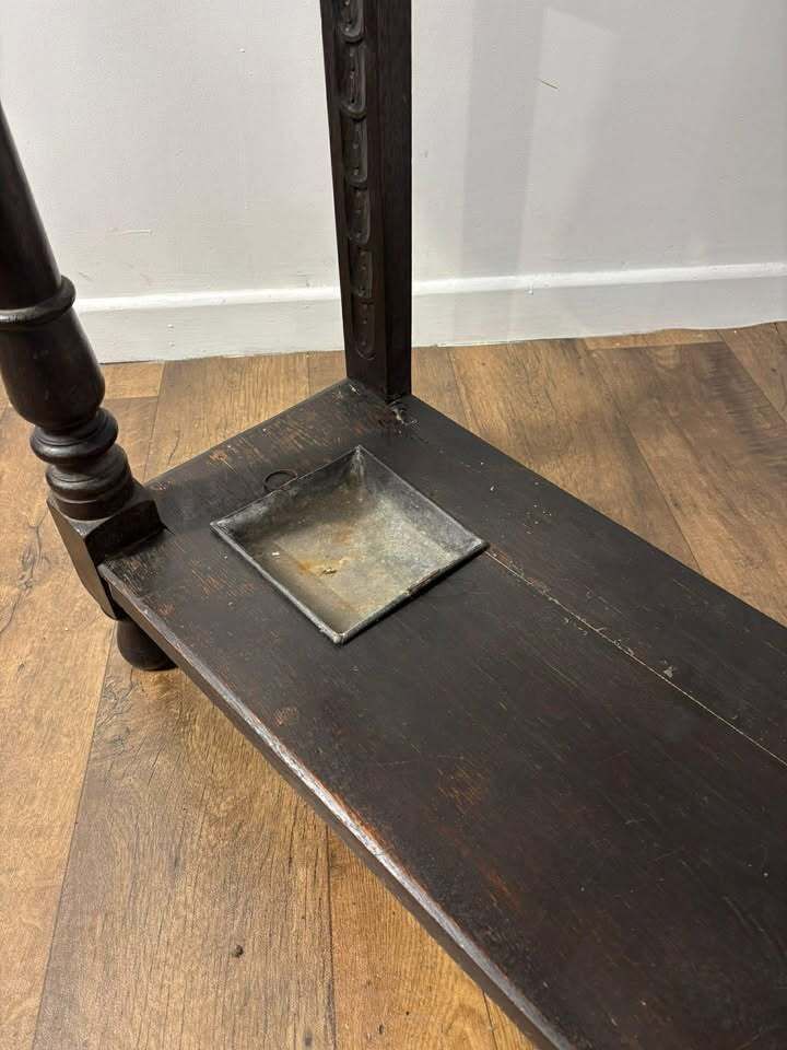 Late 19th Century Carved Gothic Oak Hall Stand photo furniture