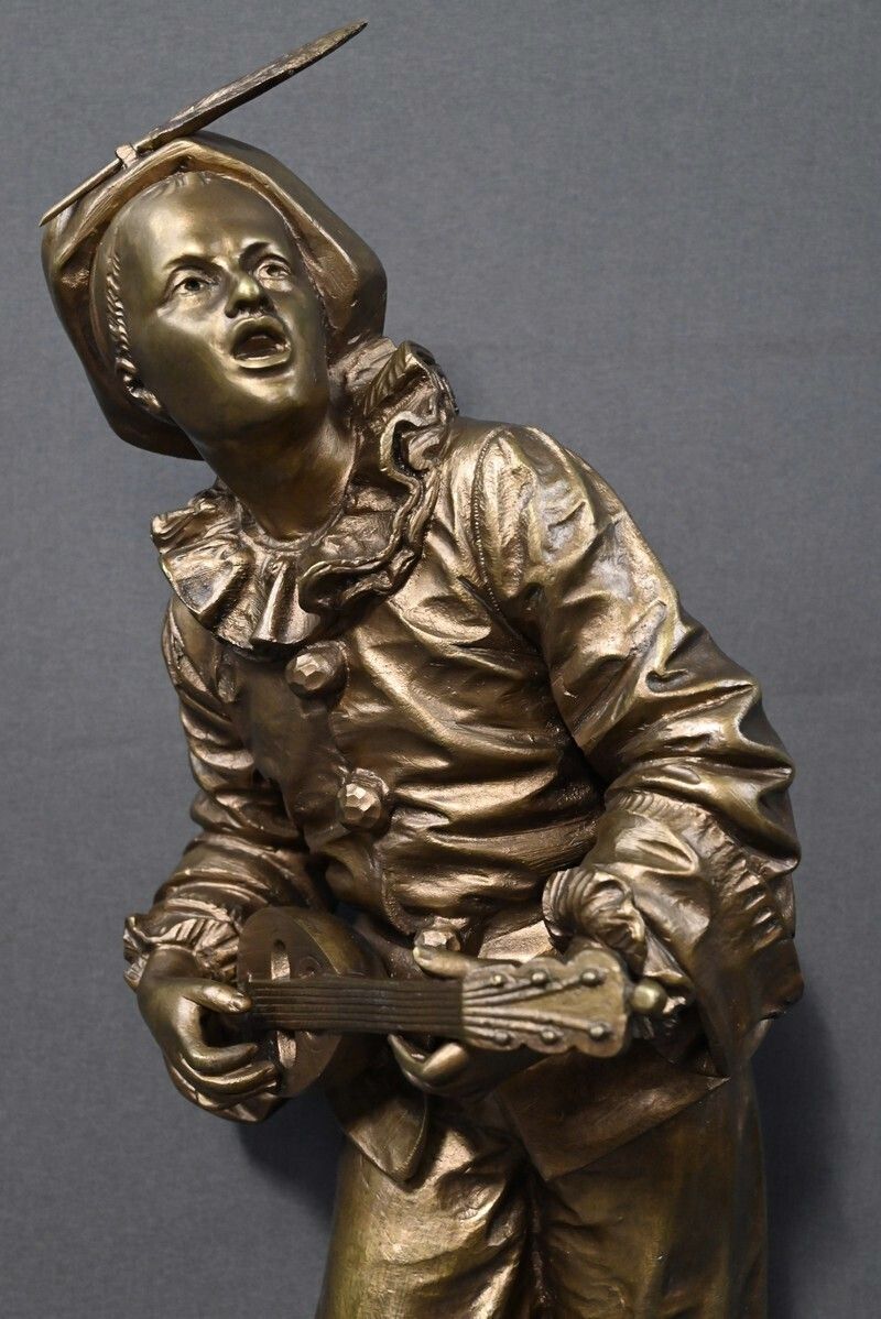 Bronze Sculpture "By The Light Of The Moon" Signed Bouret – Late 19th Century photo vinterior