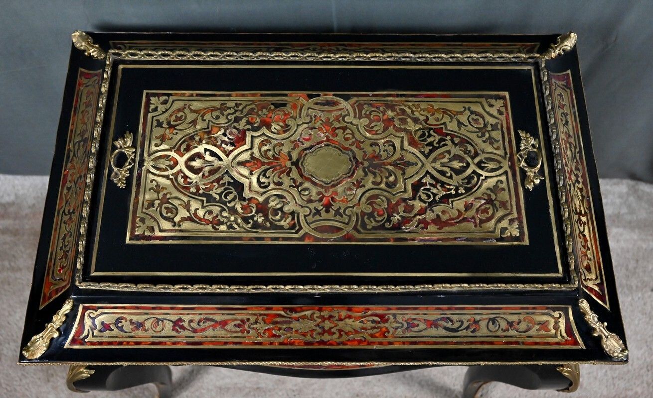 Boulle Marquetry Jardinière, Napoleon III Period – Mid 19th Century photo buy