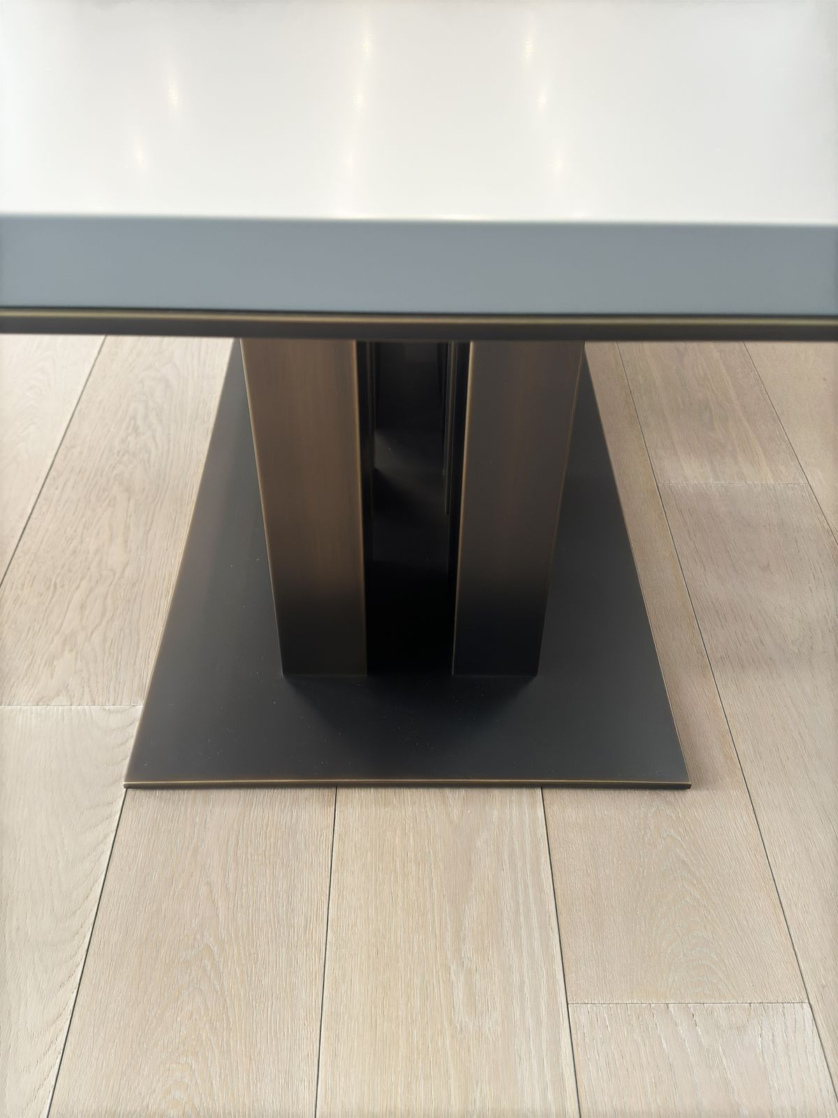 Nila Bronze Dining Table By Davide Sozzi For Promemoria, Italy, 2019 photo vinterior