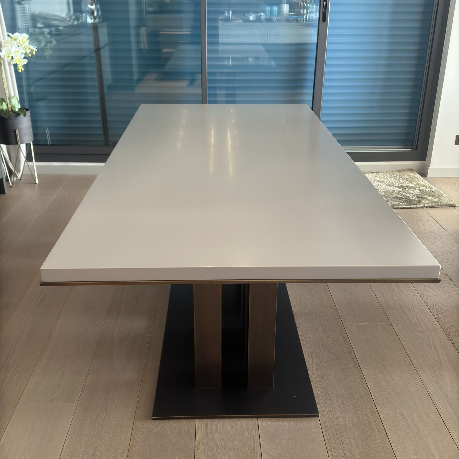 Nila Bronze Dining Table By Davide Sozzi For Promemoria, Italy, 2019 photo vintage