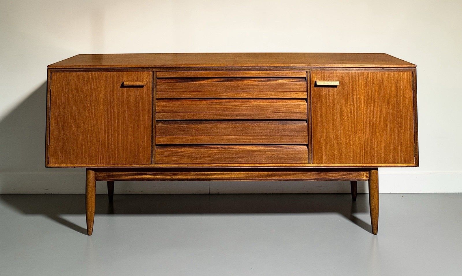 Furniture White And Newton Teak And Afromosia Sideboard Rare Mid Century C1960s photo