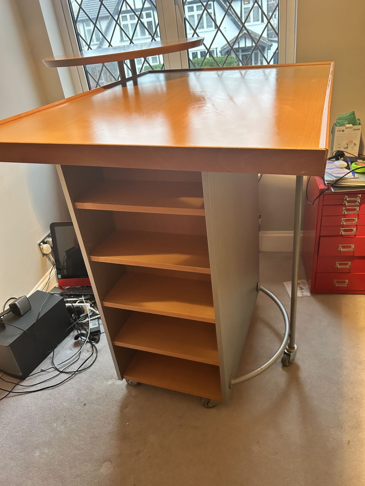 Ligne Roset Modernist Drafting Desk & Chair  Designed By Peter Maly. photo for sale
