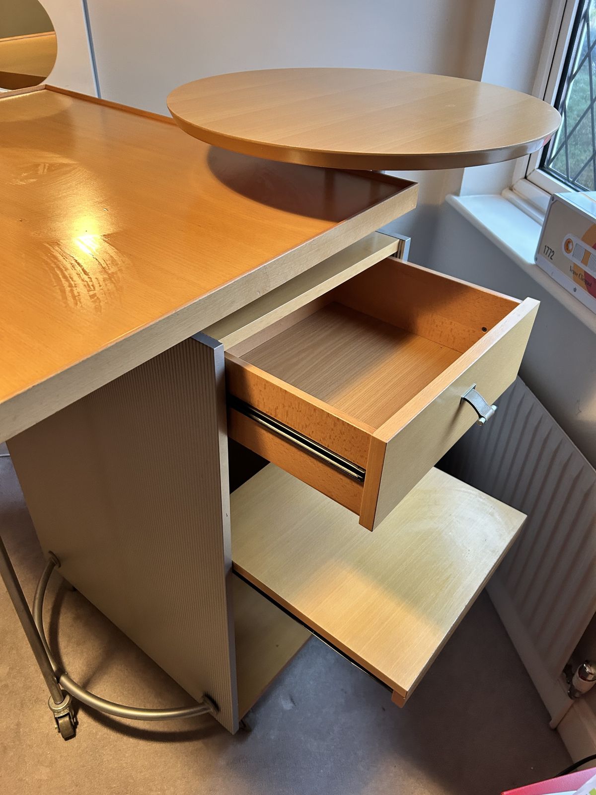 Ligne Roset Modernist Drafting Desk & Chair  Designed By Peter Maly. photo vinterior