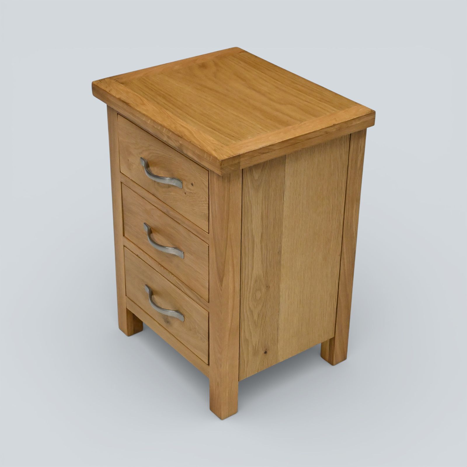 Small Light Oak Bedside Chest Of Drawers Free Uk Delivery* photo furniture