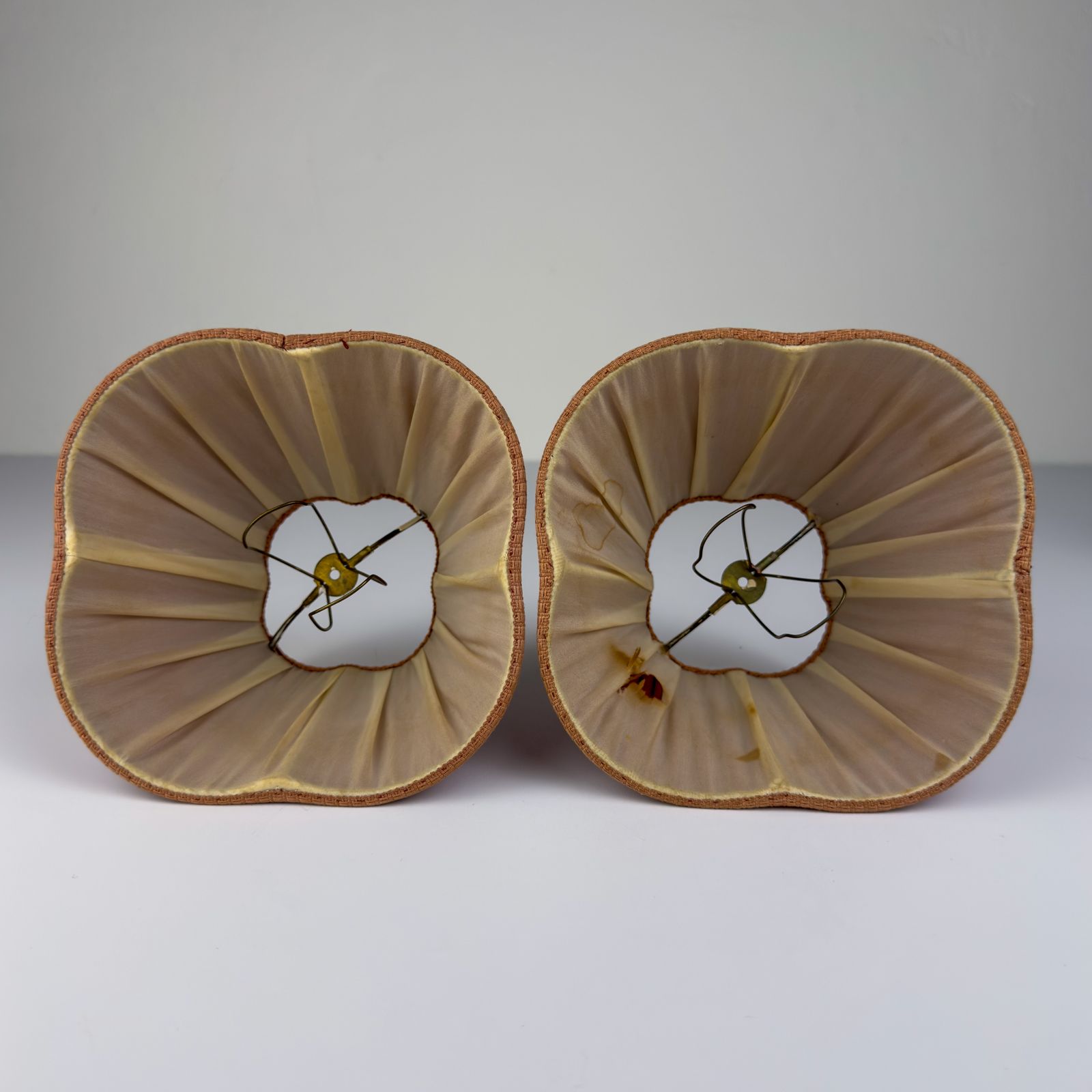 photo vintage Vintage Glasses Table Lamps, Set Of 2, Italy 1950s
