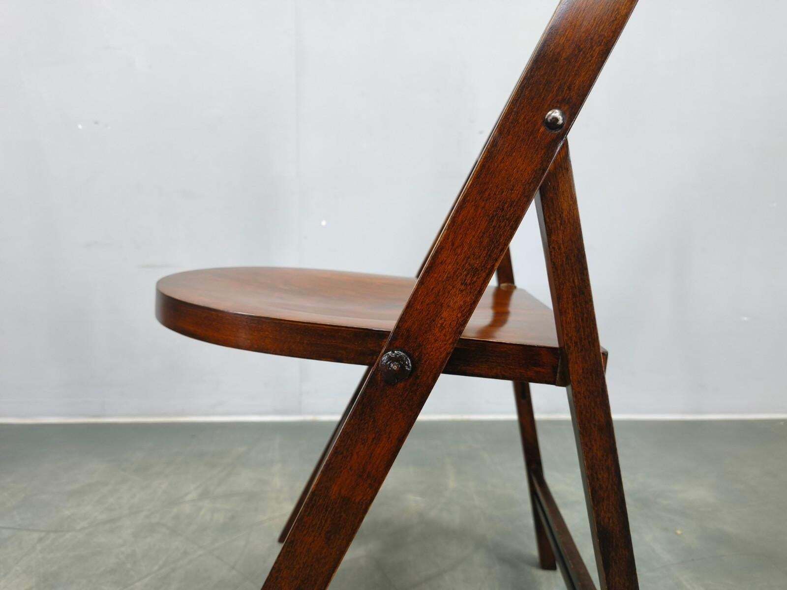 photo furniture Pair Of Bauhaus Folding Chairs B751 By Ligna, Czechoslovakia 1930s