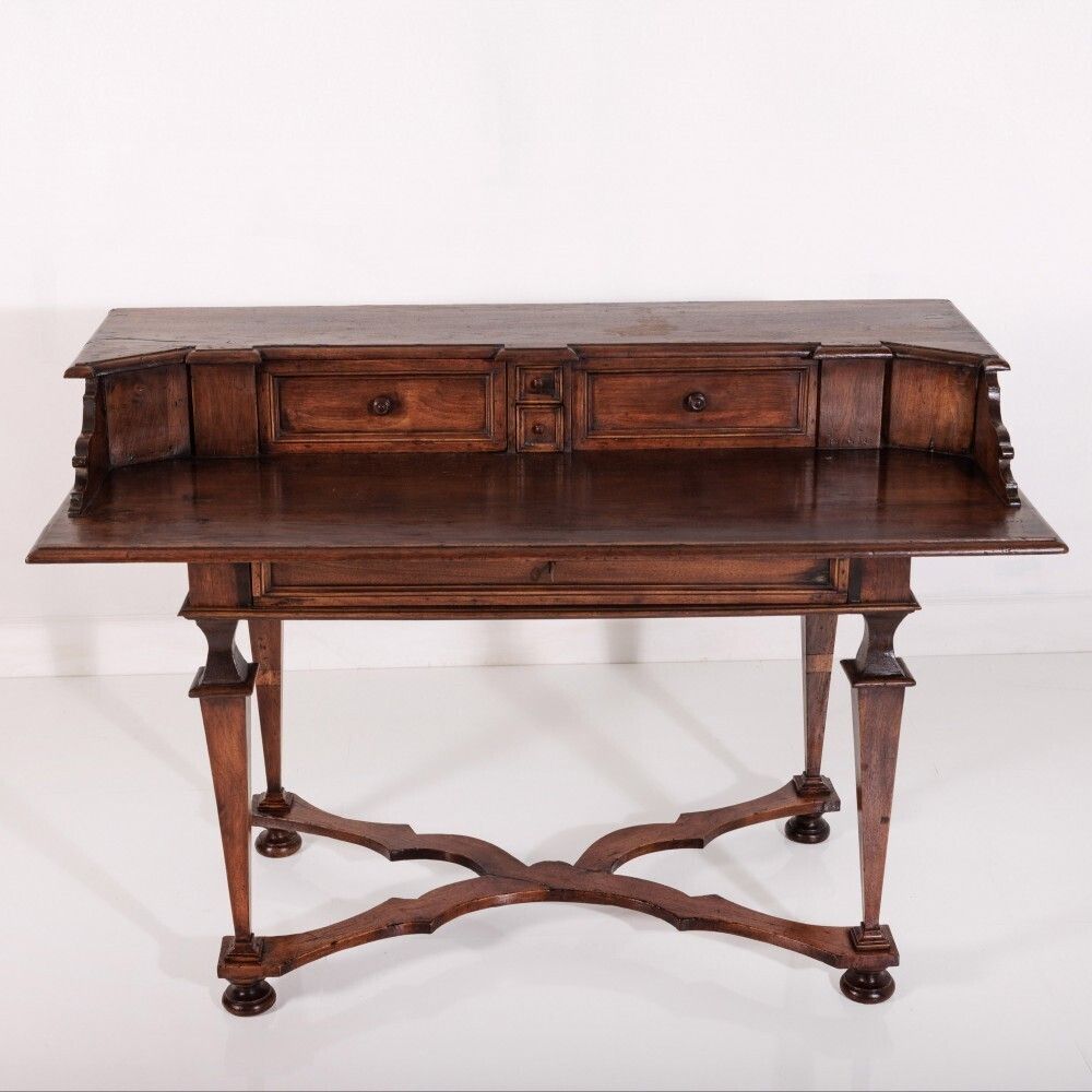 Italian San Filippo Walnut Desk photo furniture