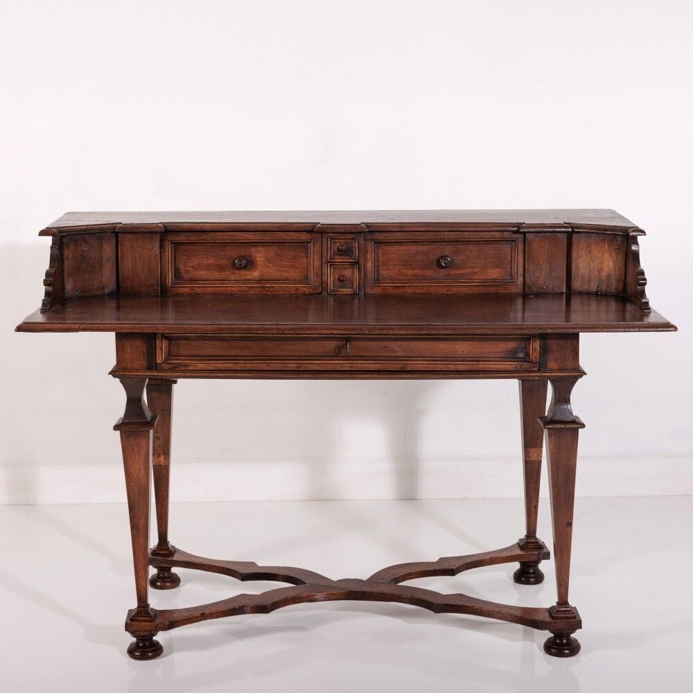 Italian San Filippo Walnut Desk photo for sale