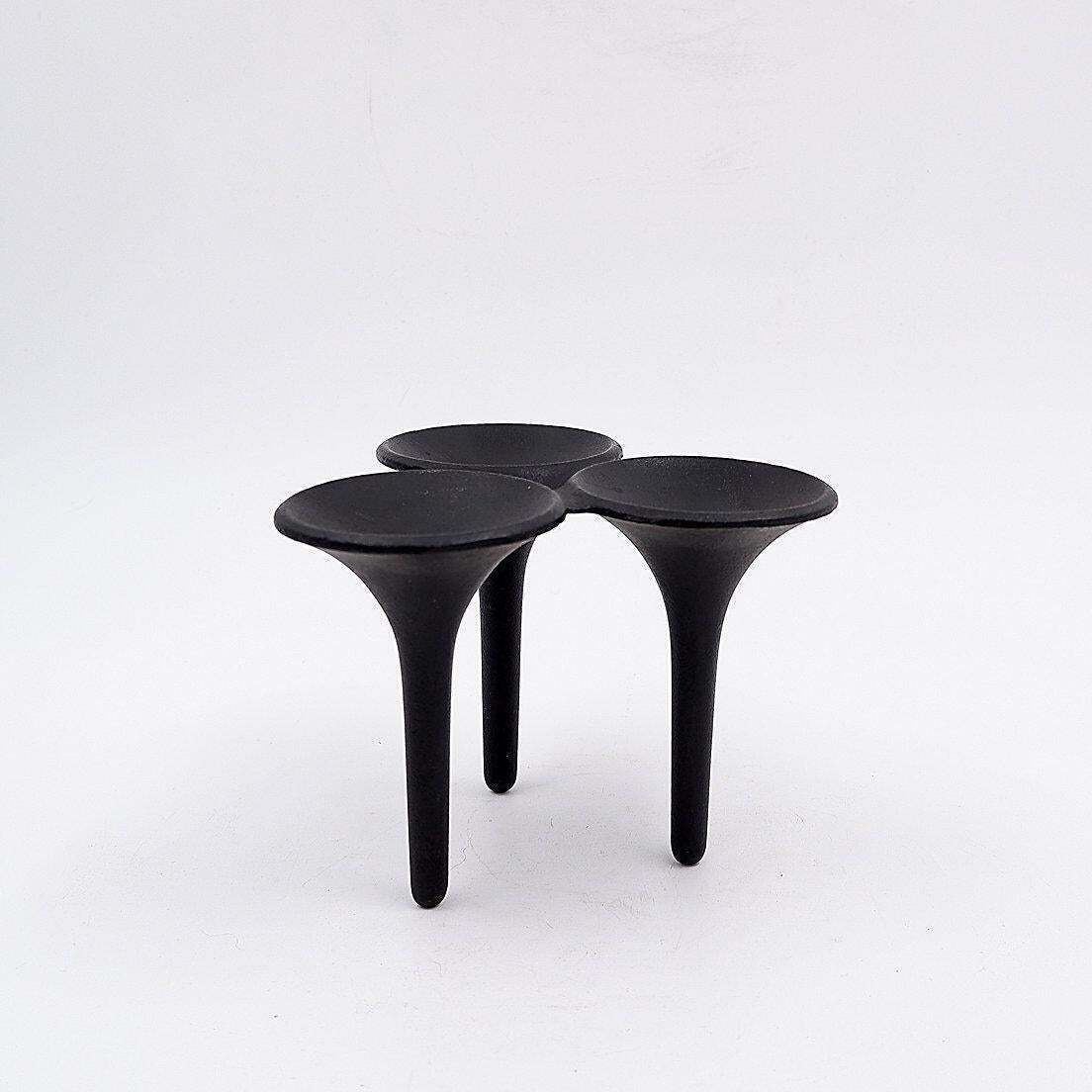 photo vinterior Danish Candlestick "Hornblower" By Christel & Christer Holmgren, 1960s