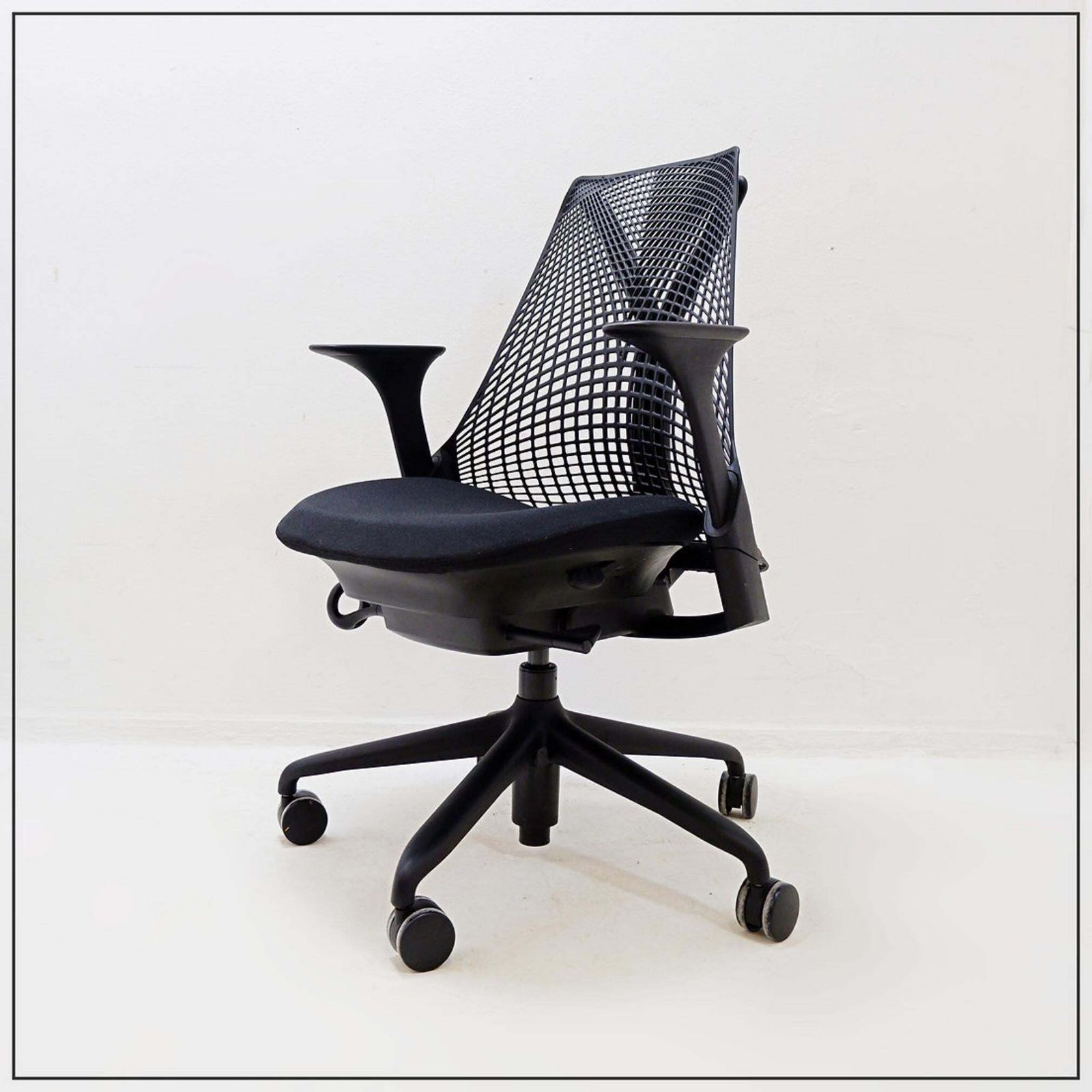 Furniture Sayl Ergonomic Office Chair By Yves Behar For Herman Miller, Black photo