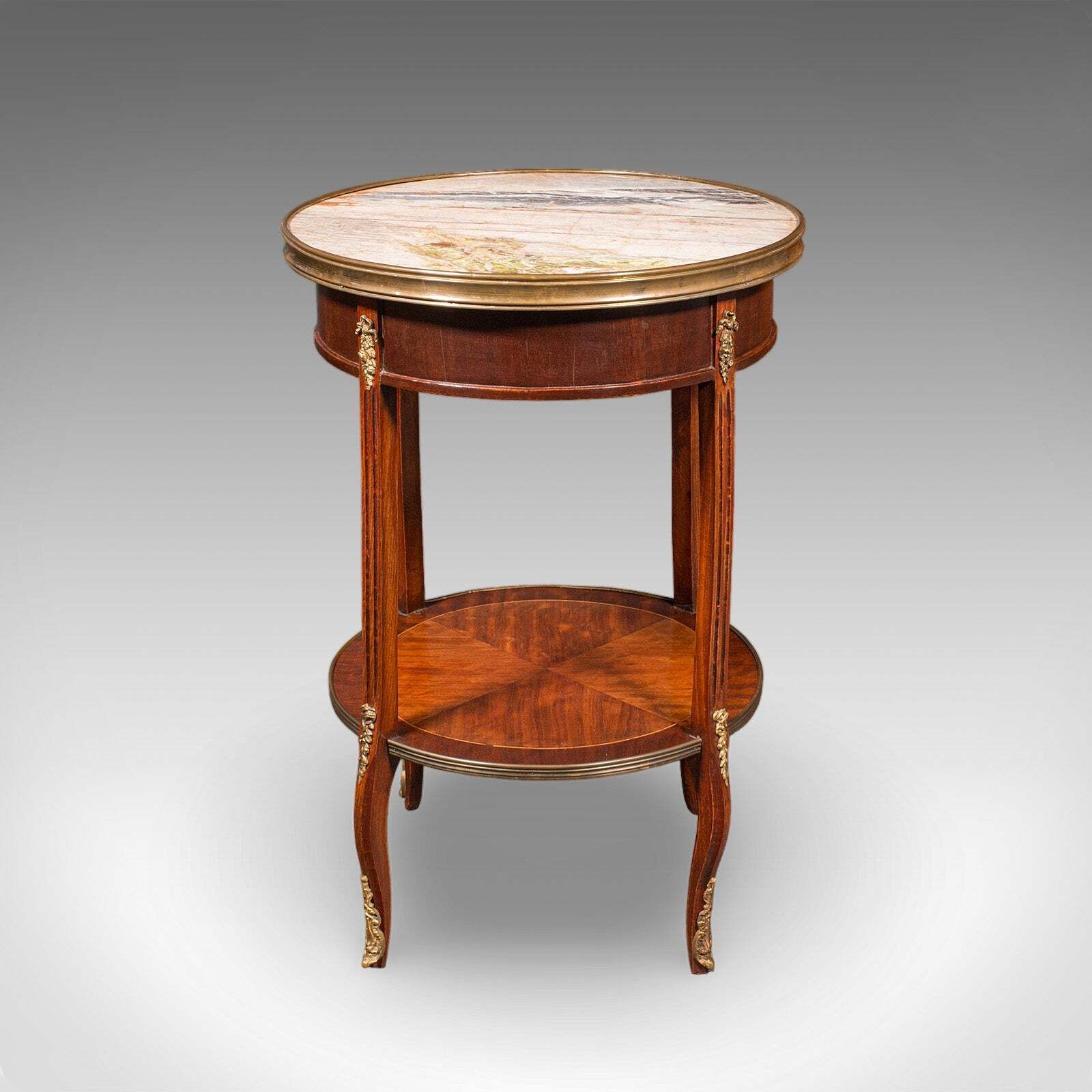 Antique Lounge Side Table, Italian, Marble, Wine, Occasional, Victorian, C.1900 photo 1934.0
