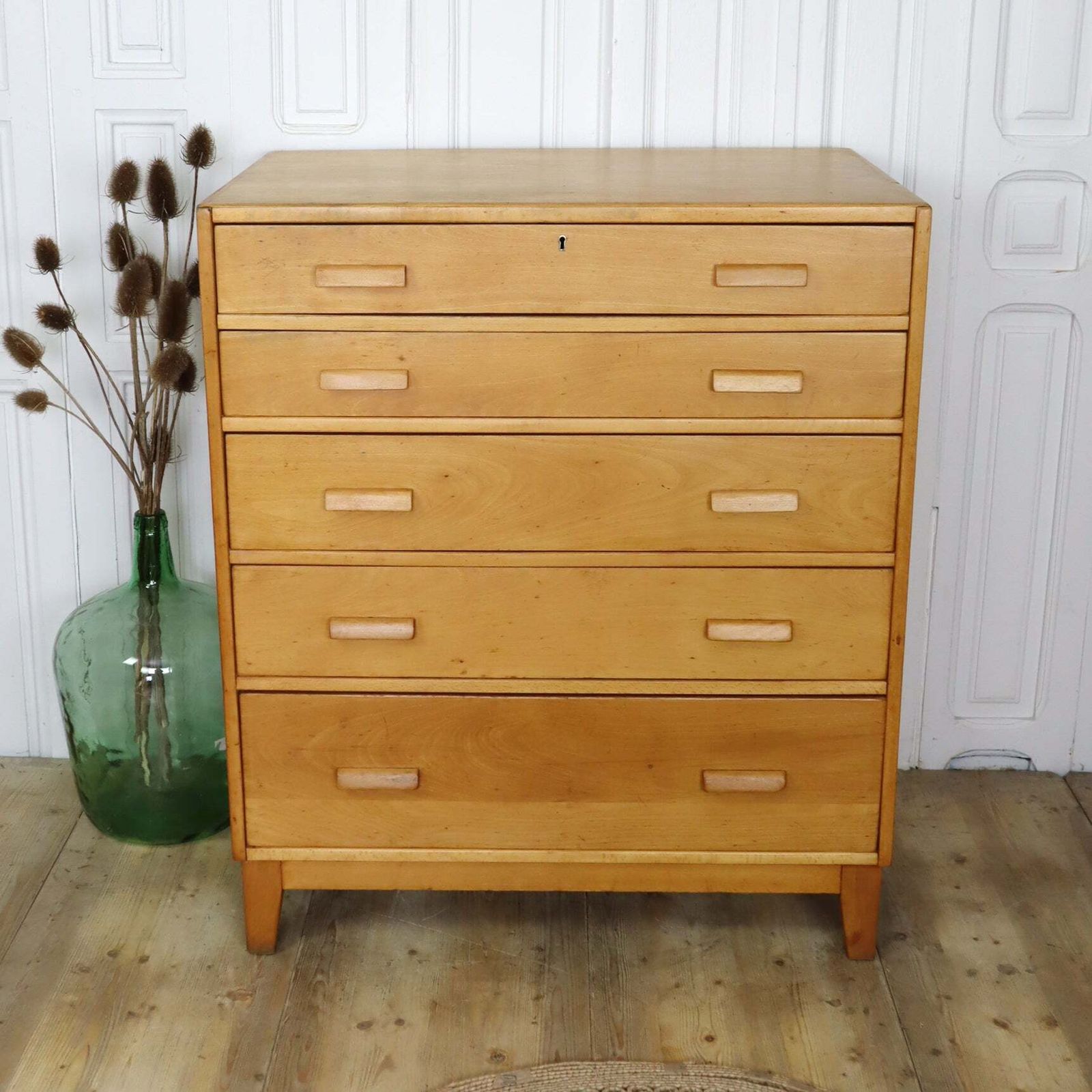 Vintage Esavian Tall School Drawers Art Plan Chest photo for sale