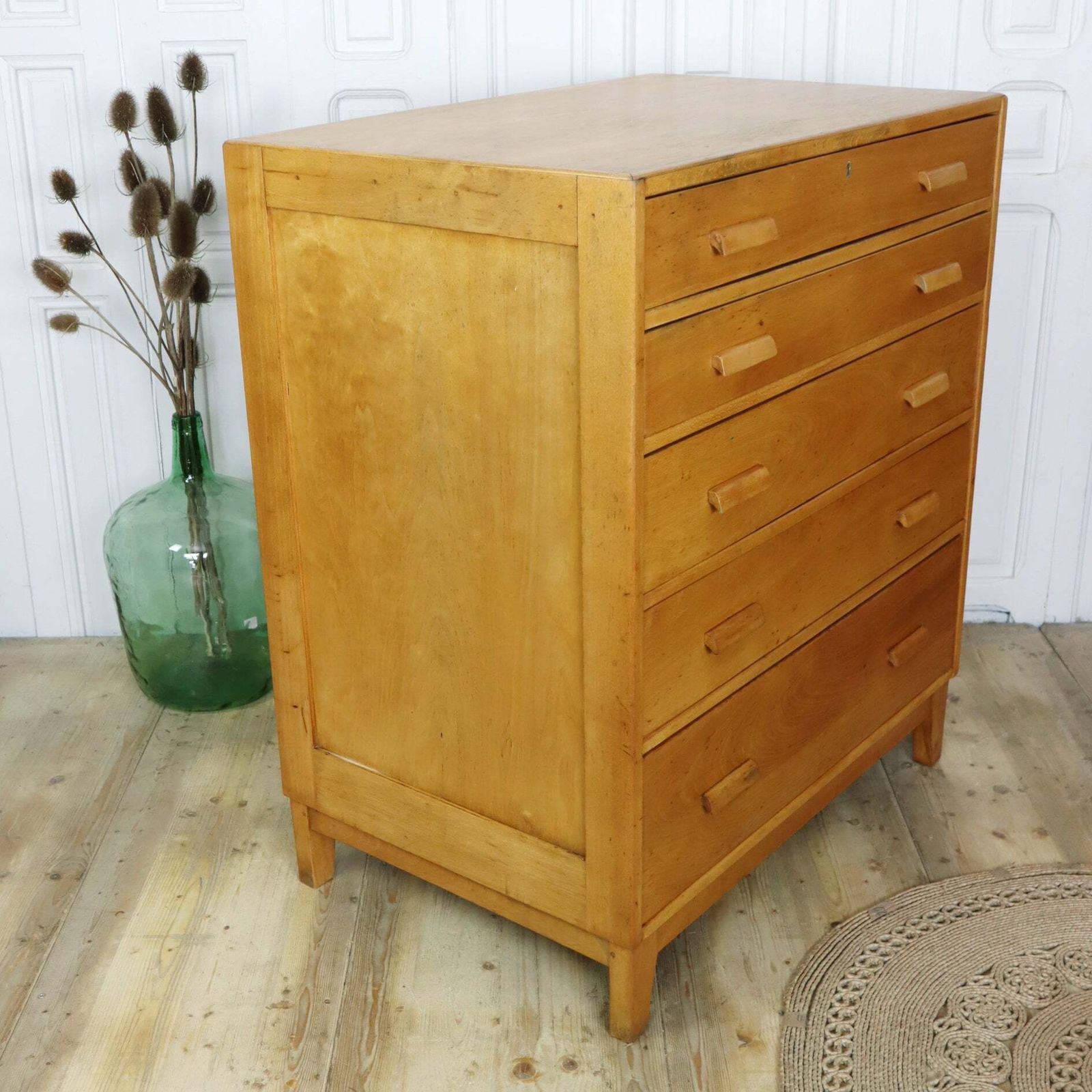 Vintage Esavian Tall School Drawers Art Plan Chest photo 775.0