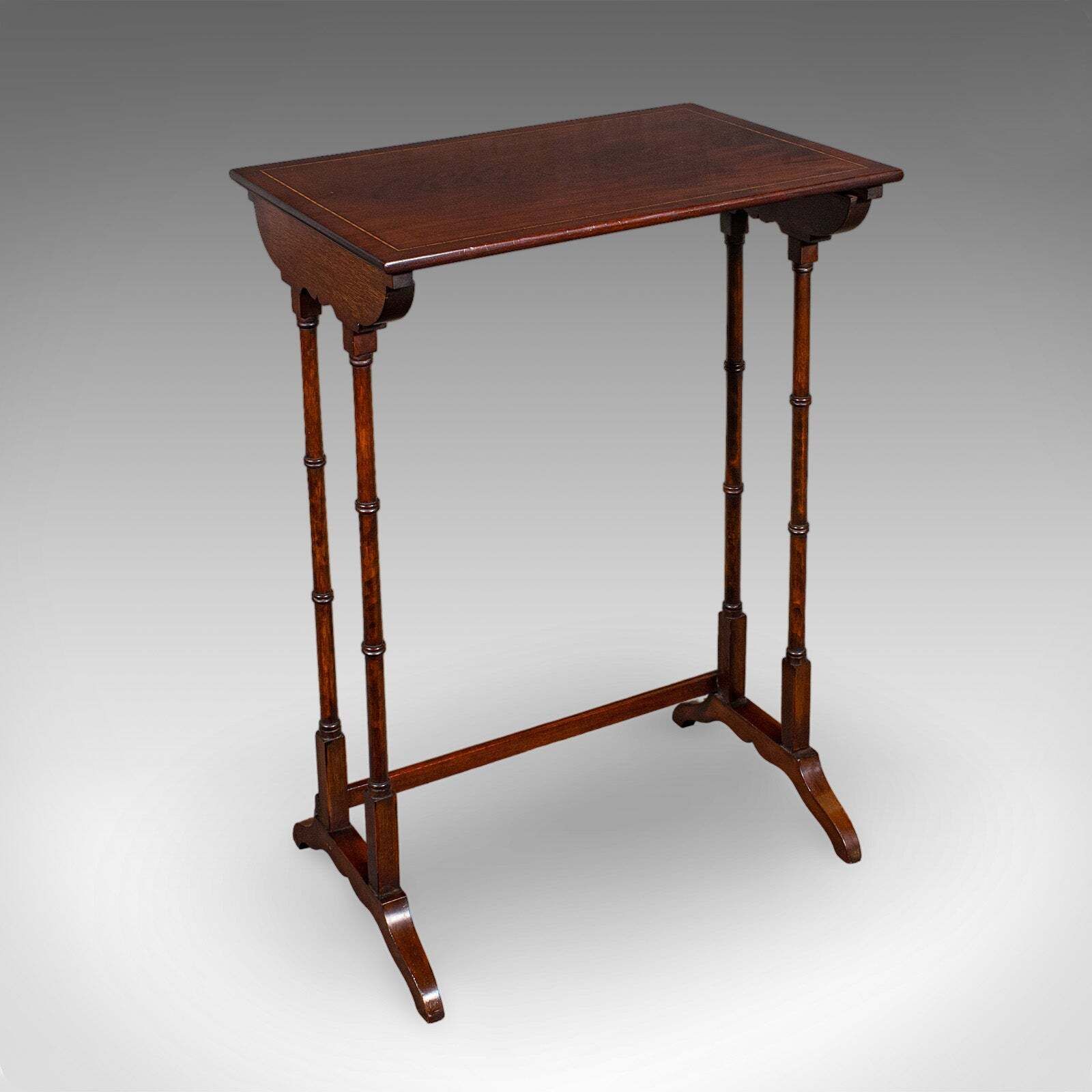 Antique Quartetto Of Nesting Tables, English, Set Of 4, Occasional, Edwardian photo buy
