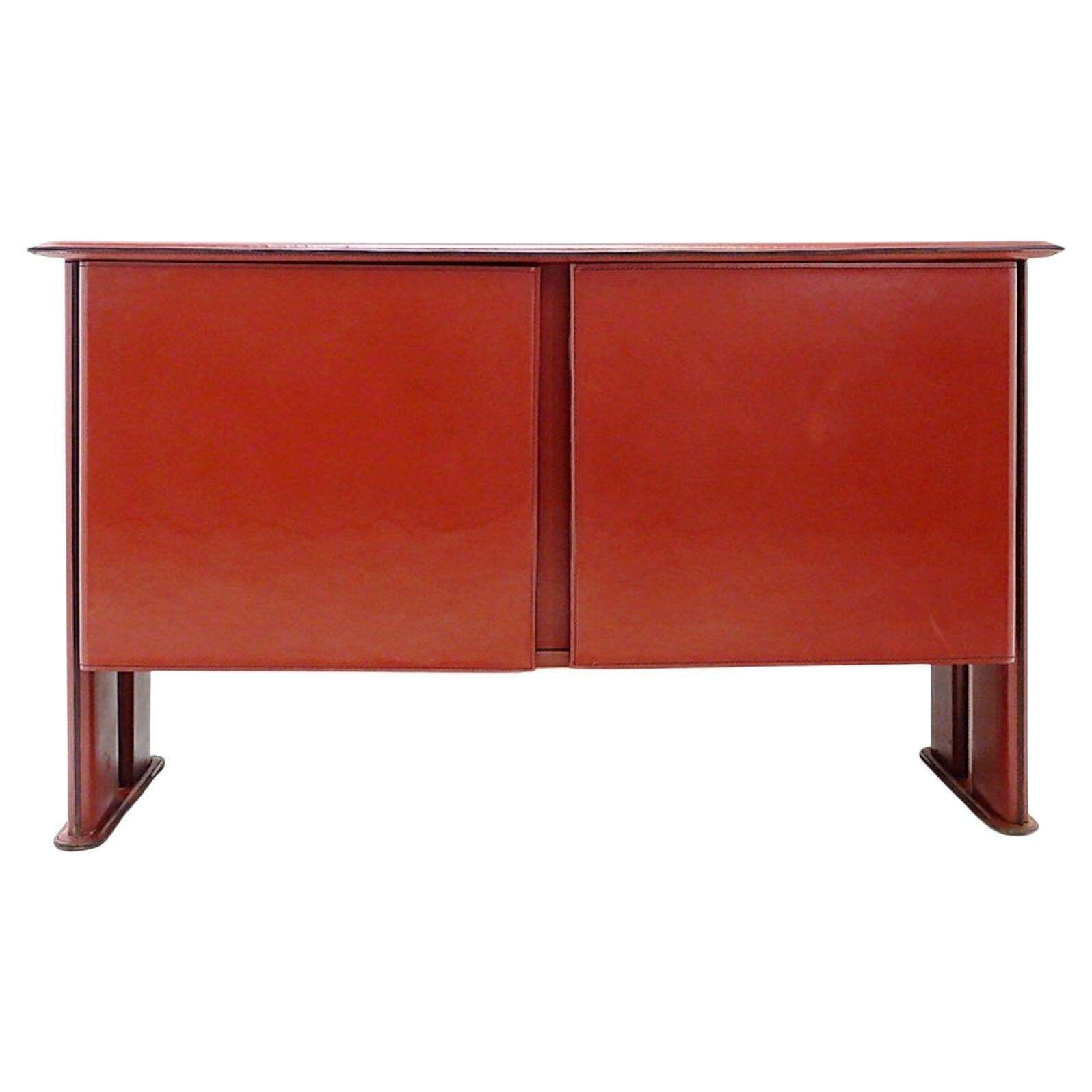 Leather Sideboard By De Couro Of Brazil   1980s   2 Available